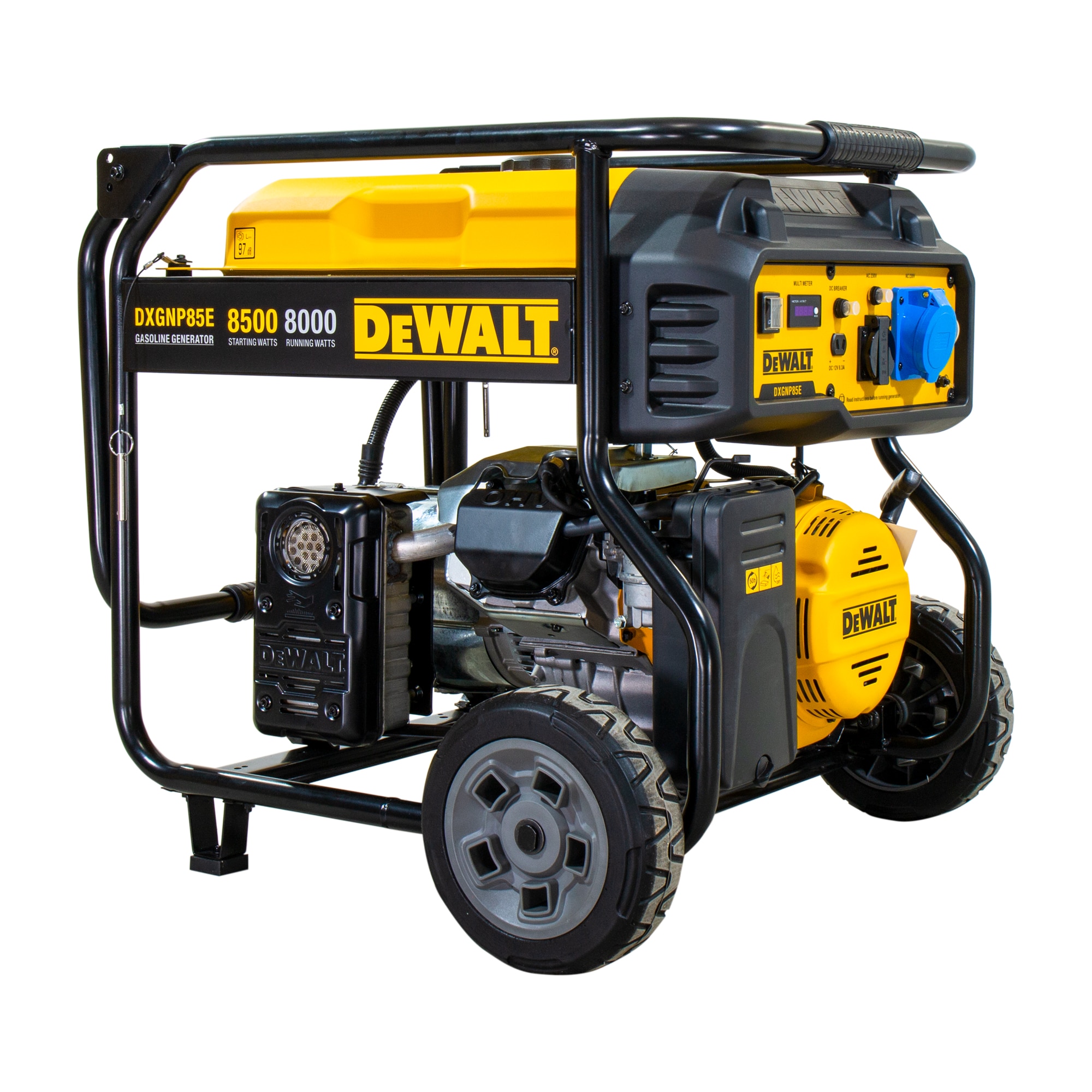 Generador Gasolina Monofásico 4T 6 kW DXGNP65E Amarillo / Negro-6