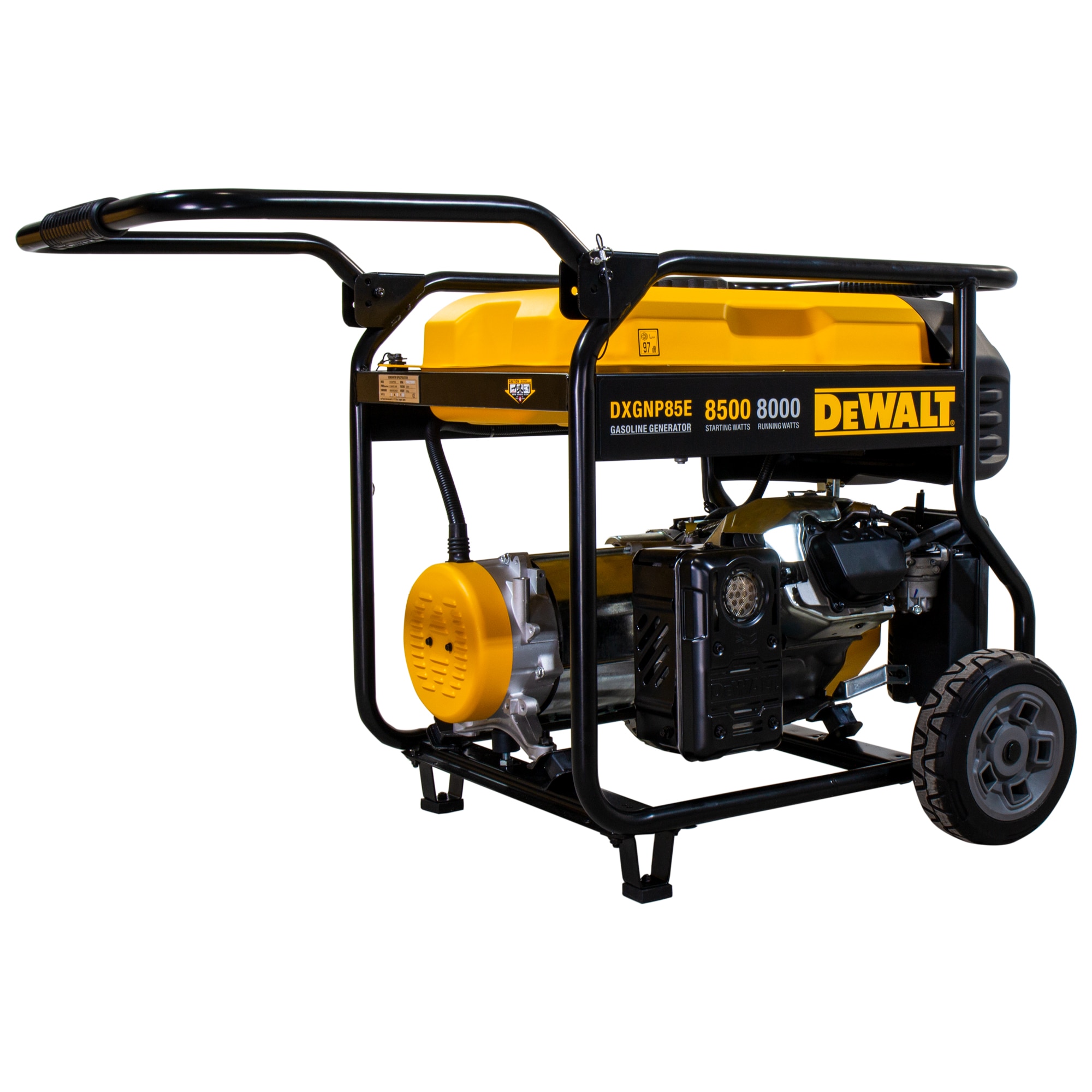 Generador Gasolina Monofásico 4T 6 kW DXGNP65E Amarillo / Negro-10
