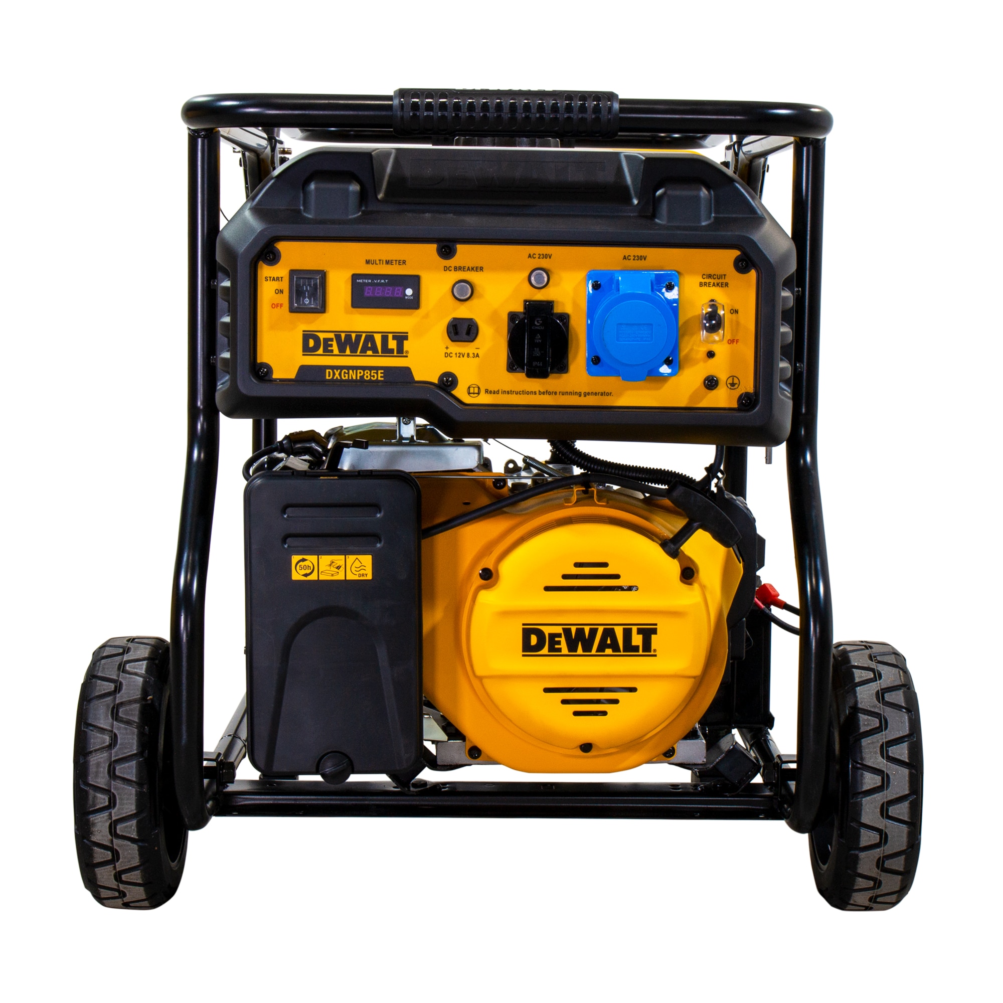 Generador Gasolina Monofásico 4T 6 kW DXGNP65E Amarillo / Negro-11