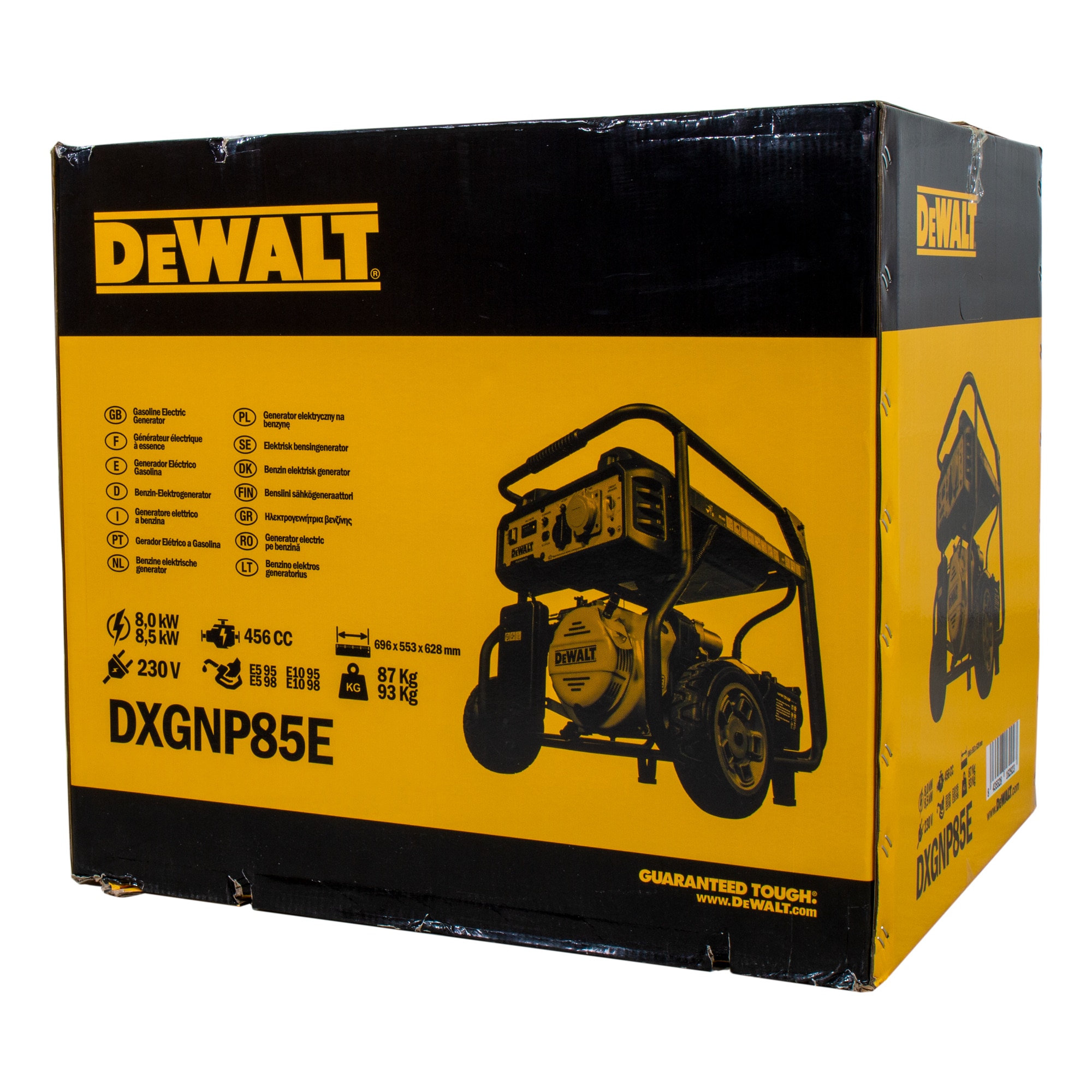 Generador Gasolina Monofásico 4T 6 kW DXGNP65E Amarillo / Negro-13