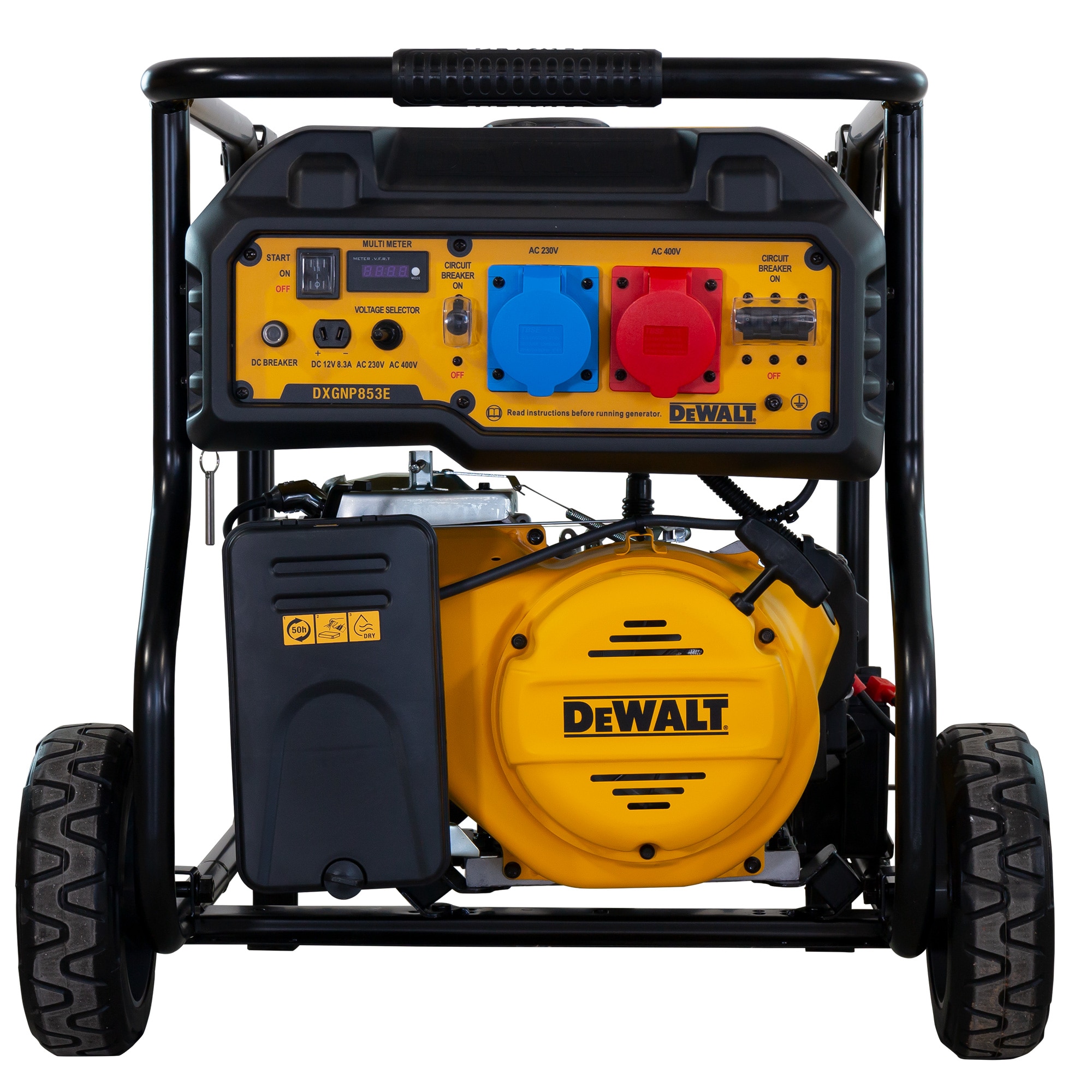 Generador Gasolina Full Power 4T 10 kVA / 7,2 kW DXGNP85E Amarillo / Negro-2