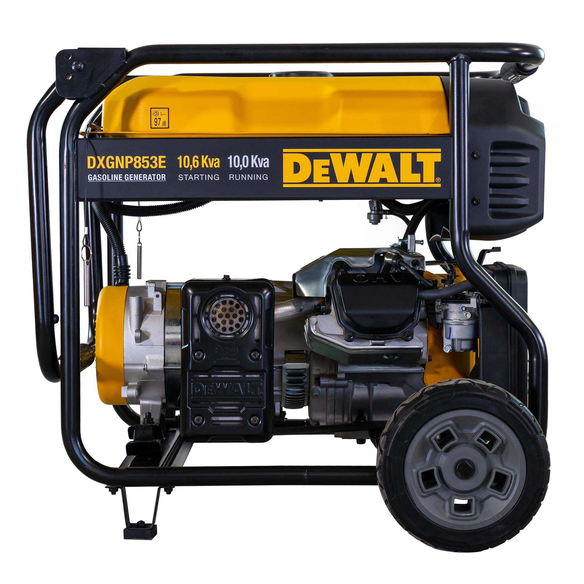 Generador Gasolina Full Power 4T 10 kVA / 7,2 kW DXGNP85E Amarillo / Negro-3