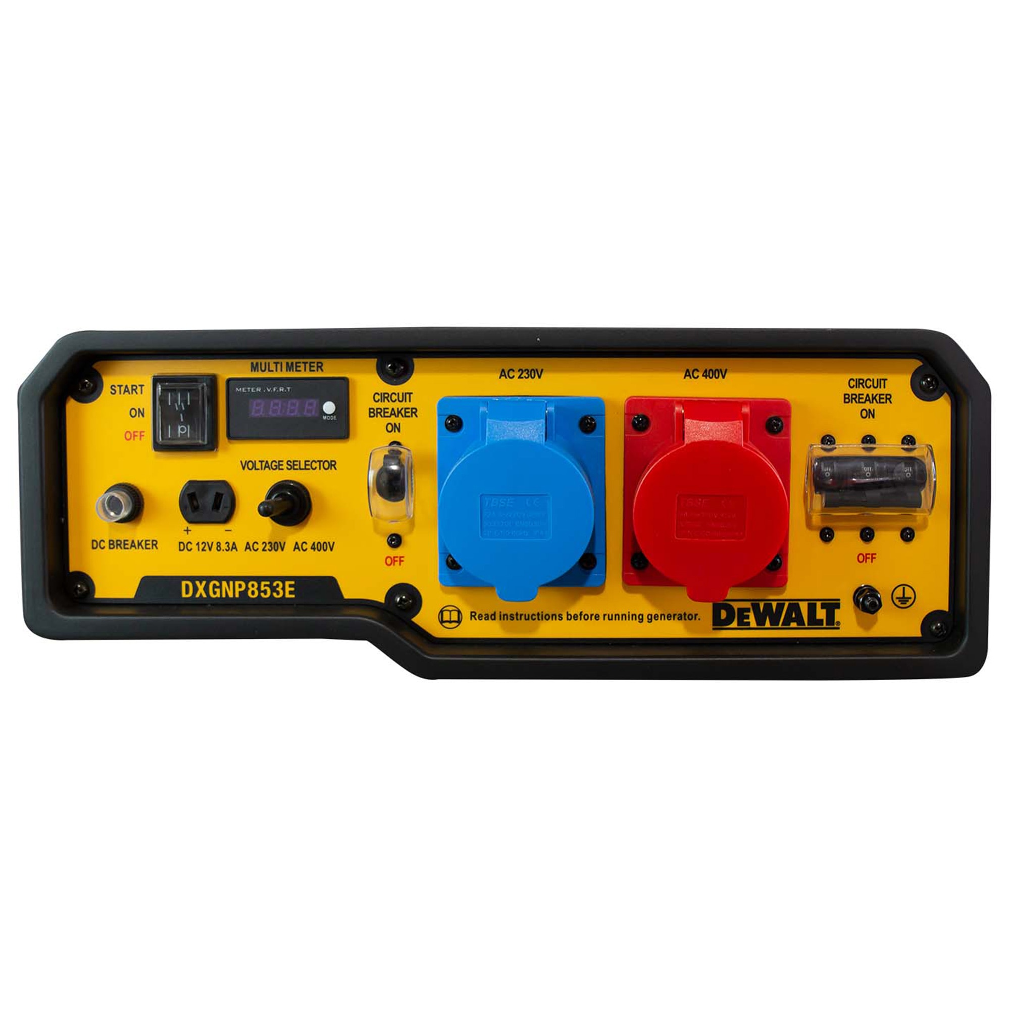 Generador Gasolina Full Power 4T 10 kVA / 7,2 kW DXGNP85E Amarillo / Negro-8