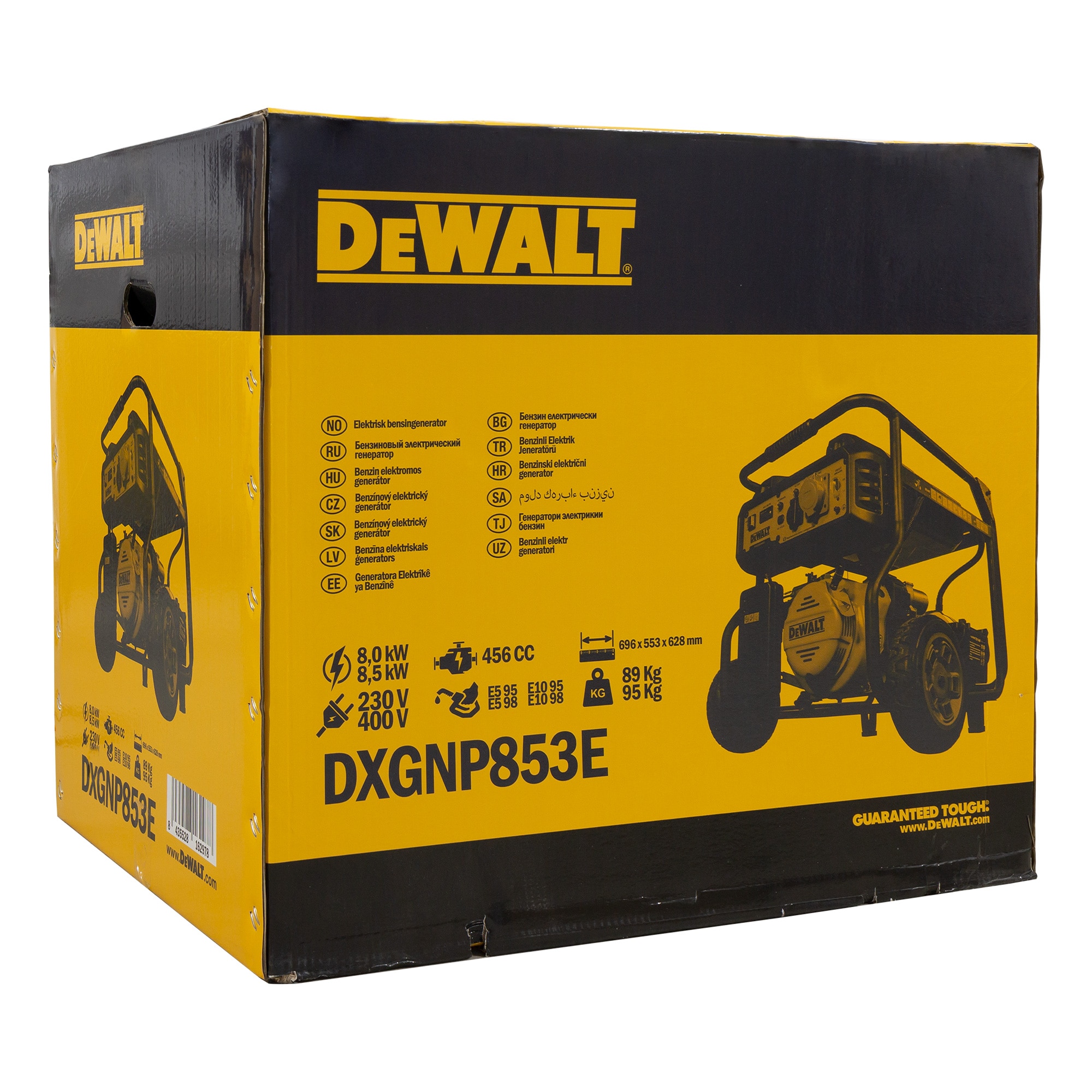 Generador Gasolina Full Power 4T 10 kVA / 7,2 kW DXGNP85E Amarillo / Negro-9