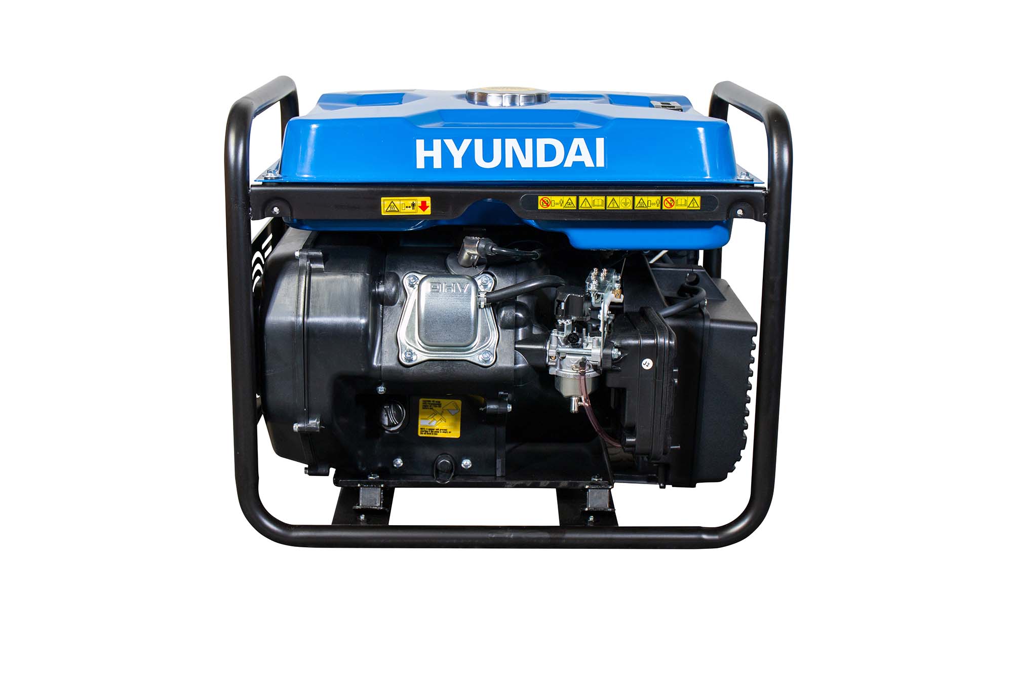 Generador Inverter Monofásico Abierto Gasolina 4T 3,5 kW HY4000Ei Azul / Negro-5