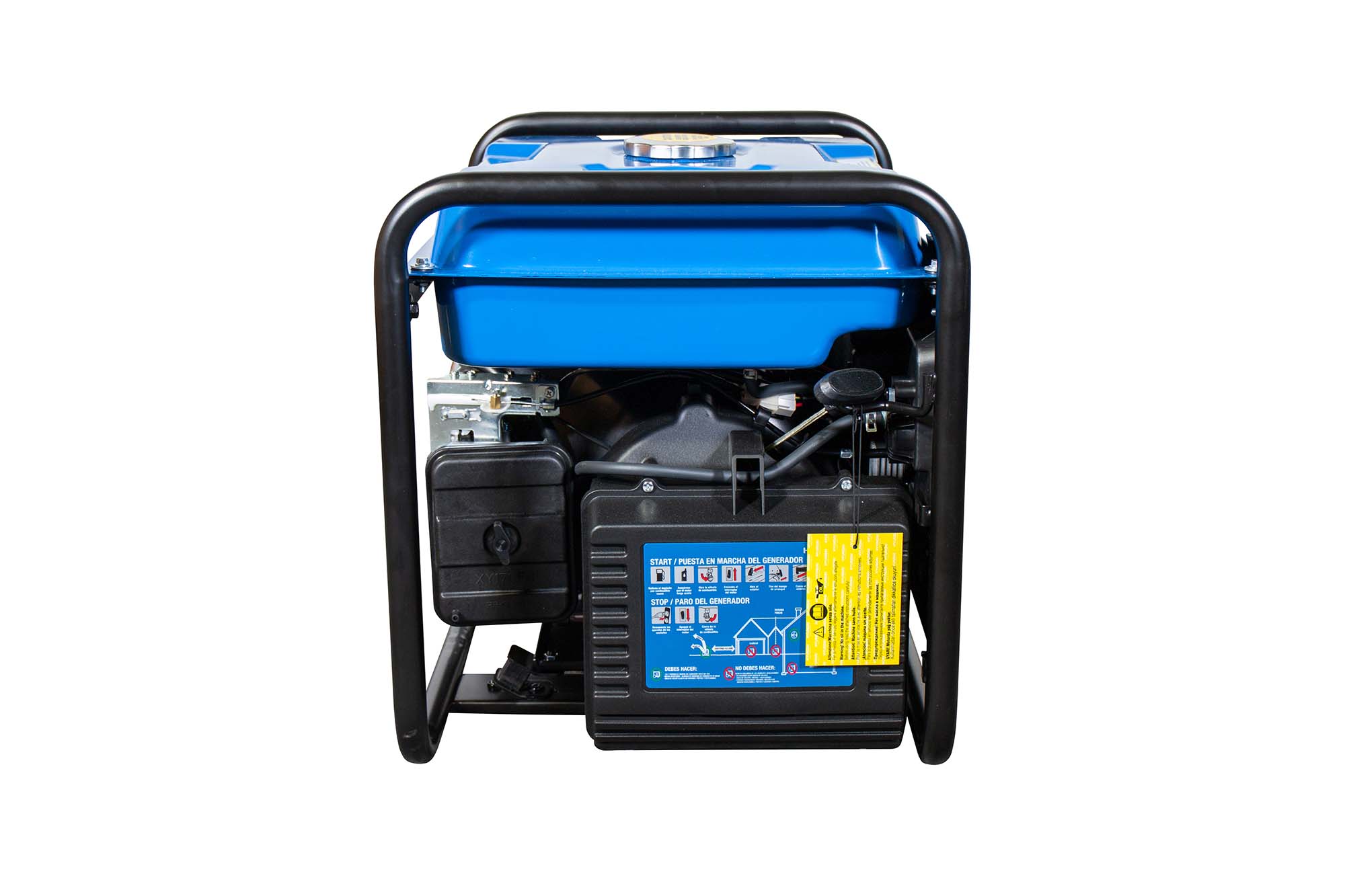 Generador Inverter Monofásico Abierto Gasolina 4T 3,5 kW HY4000Ei Azul / Negro-7