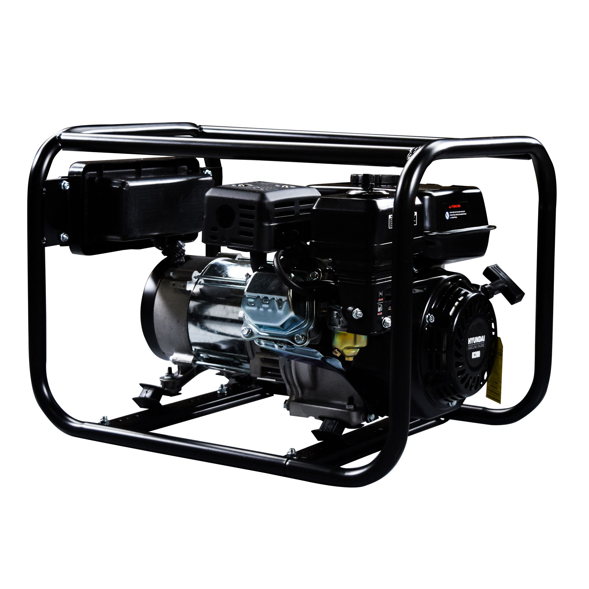 Generador Monofásico Abierto Gasolina 4T 2,5 kW HY3100 Negro / Gris-3