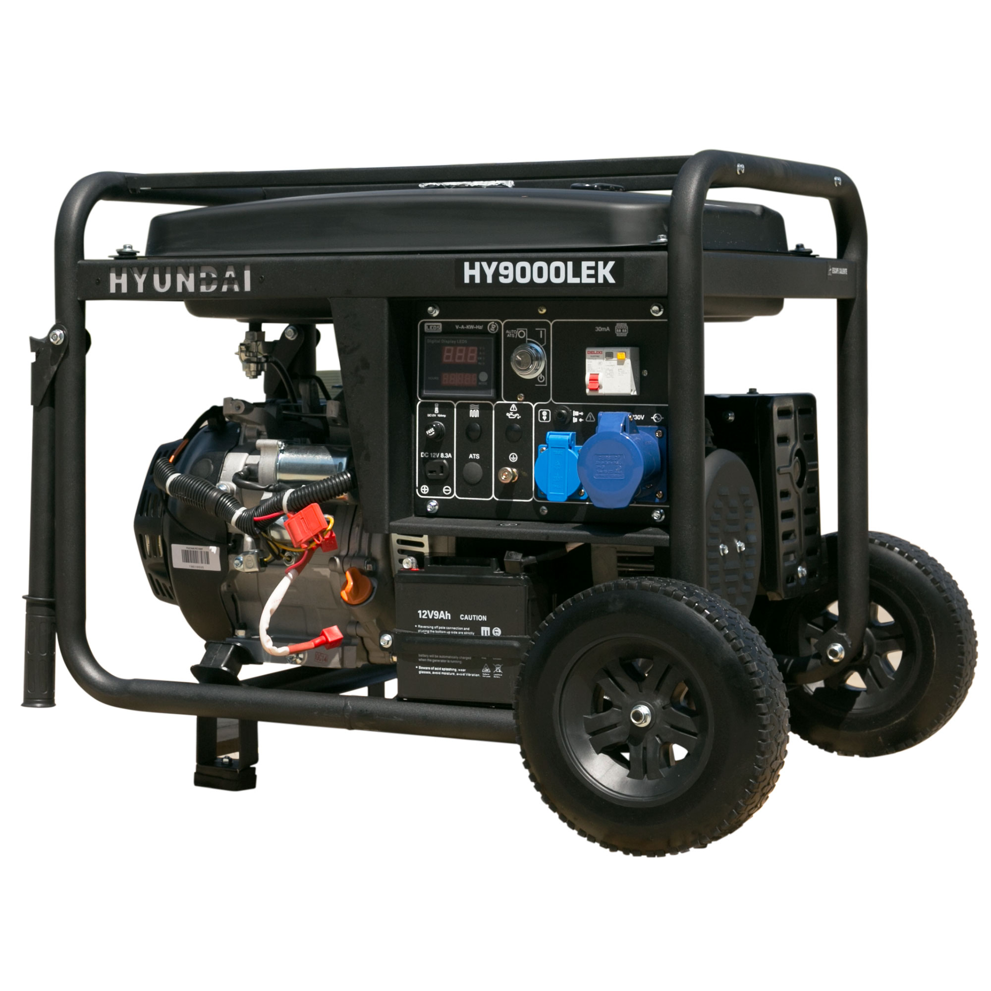 Generador Monofásico Abierto Gasolina 4T 6 kW HY9000LEK Negro-1