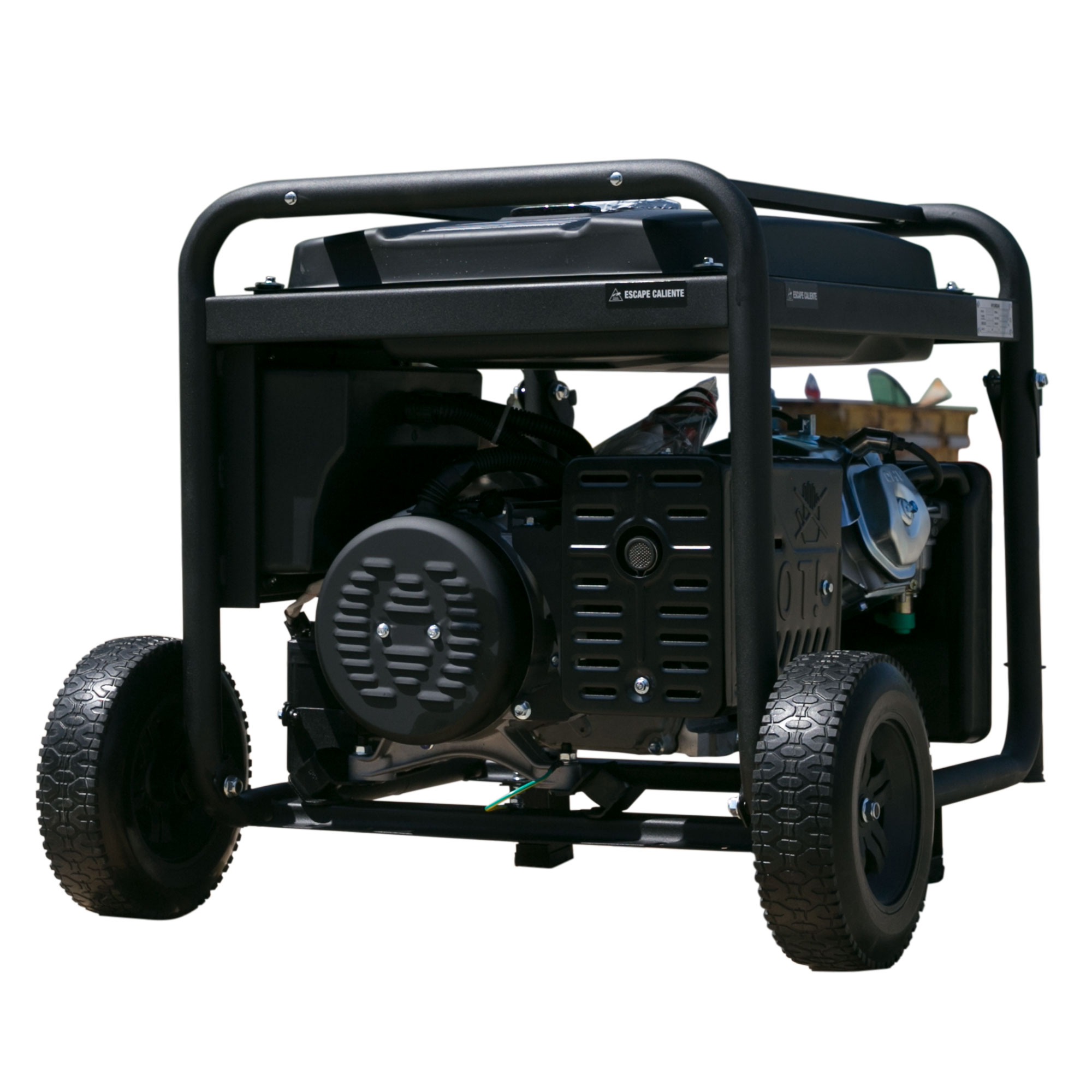 Generador Monofásico Abierto Gasolina 4T 6 kW HY9000LEK Negro-4