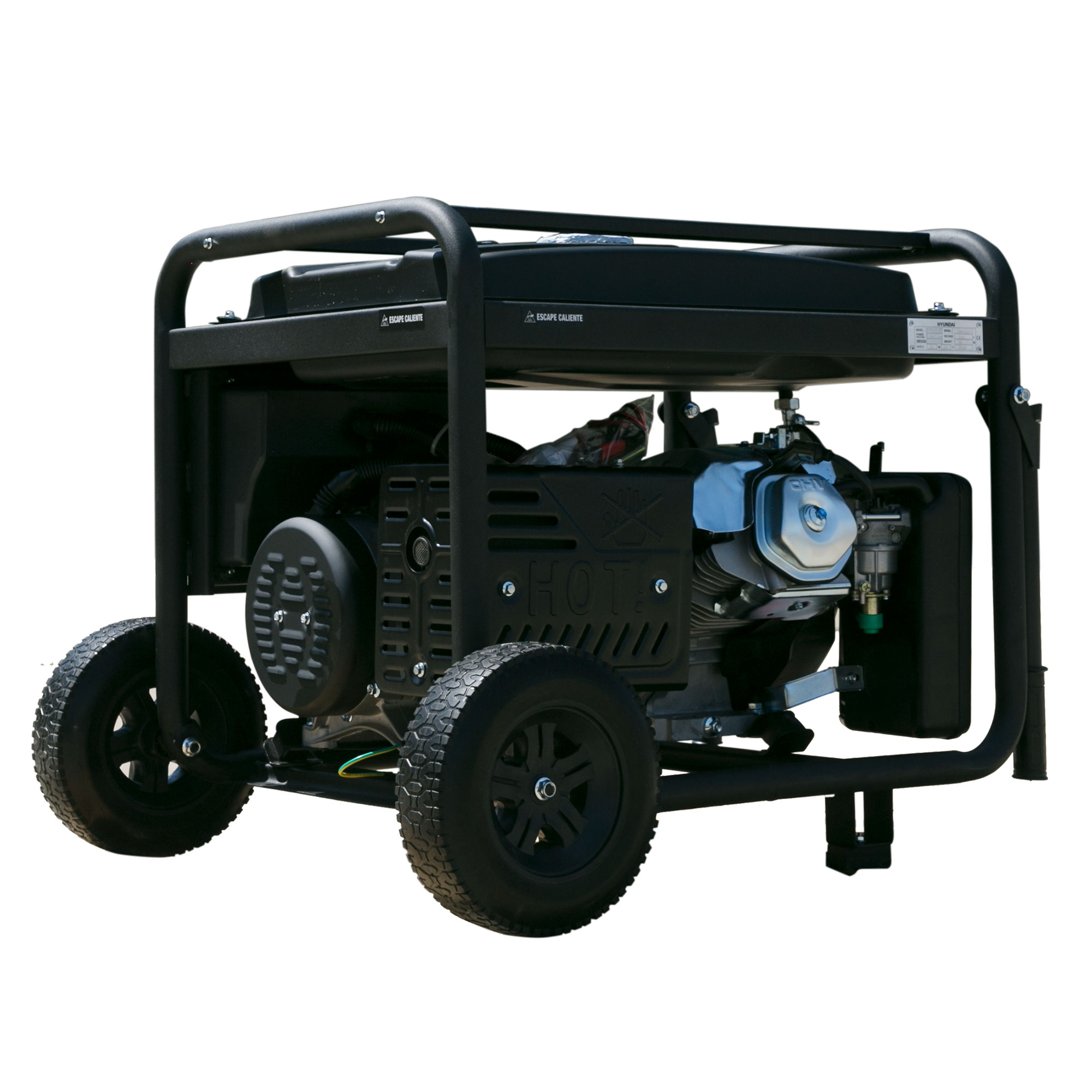Generador Monofásico Abierto Gasolina 4T 6 kW HY9000LEK Negro-5