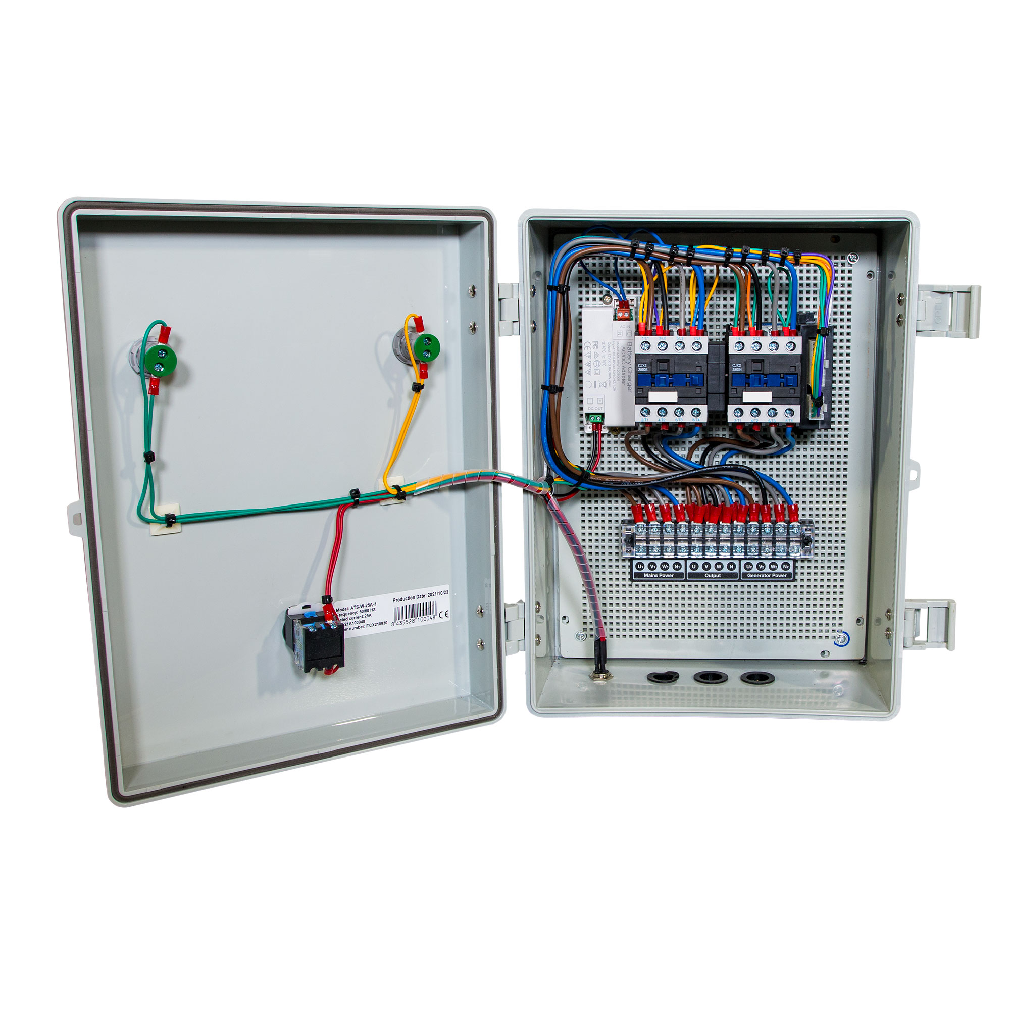 Cuadro de conmutación Trifásico ATS W40A-3 Gris-5