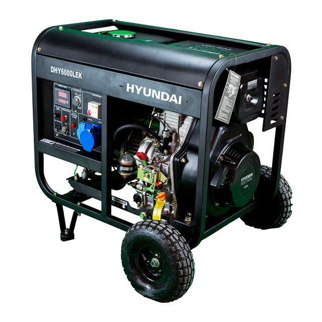 Imagen 0 de Generador Monofásico Abierto Diésel 4T 5 kW DHY6000LEK