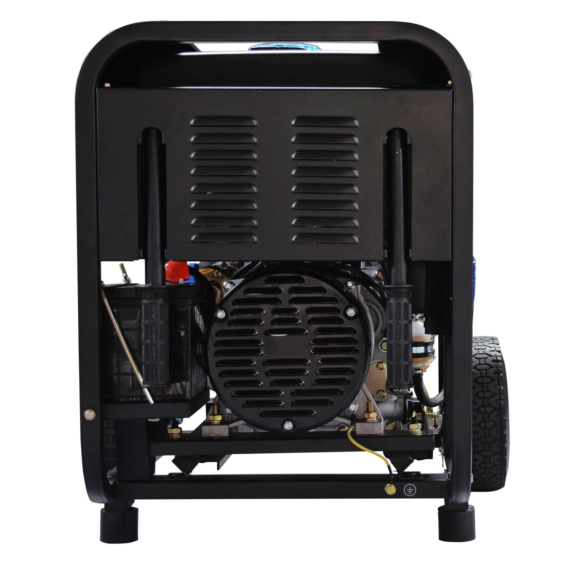 Generador Trifásico / Monofásico Abierto Diésel 4T 7,5 kVA /5,5 kW DHY8500LEK-T Negro-3