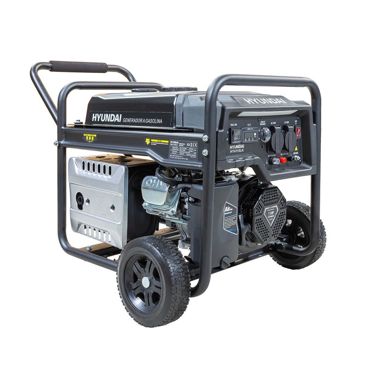 Generador Gasolina Hyundai HY4110LK 3300W Negro-5