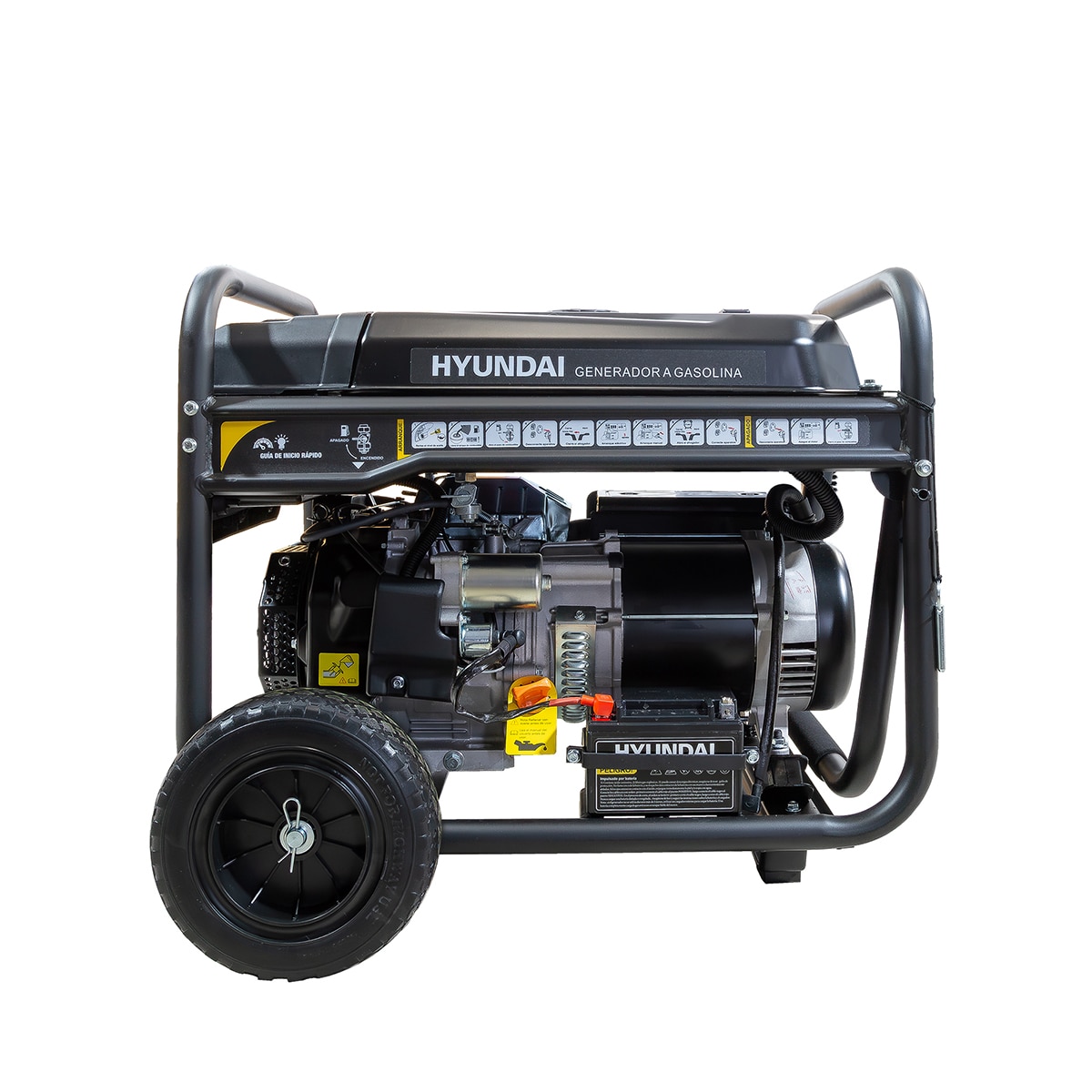 Generador Gasolina Hyundai HY9100LEK 6500W Negro-3