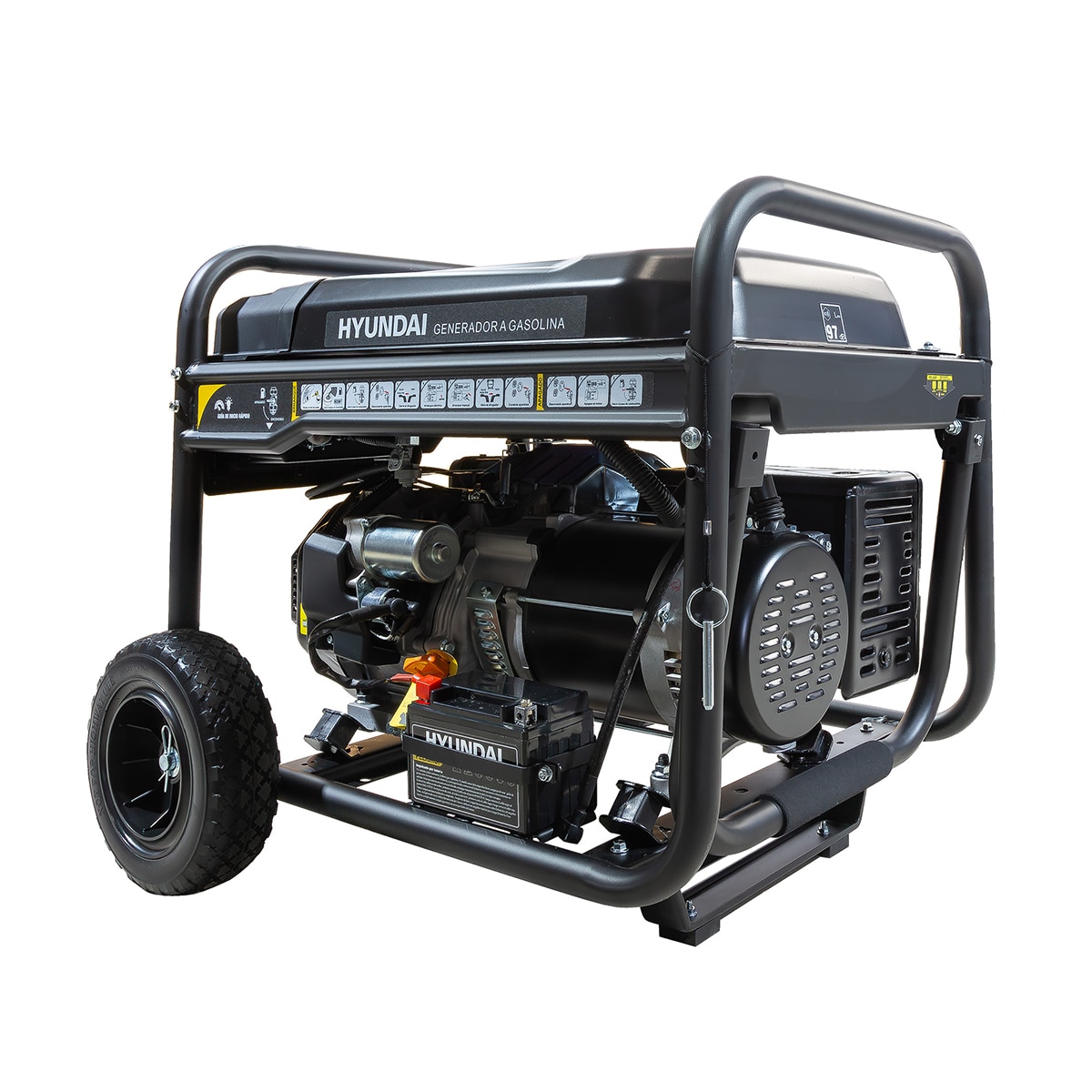 Generador Gasolina Hyundai HY9100LEK 6500W Negro-5