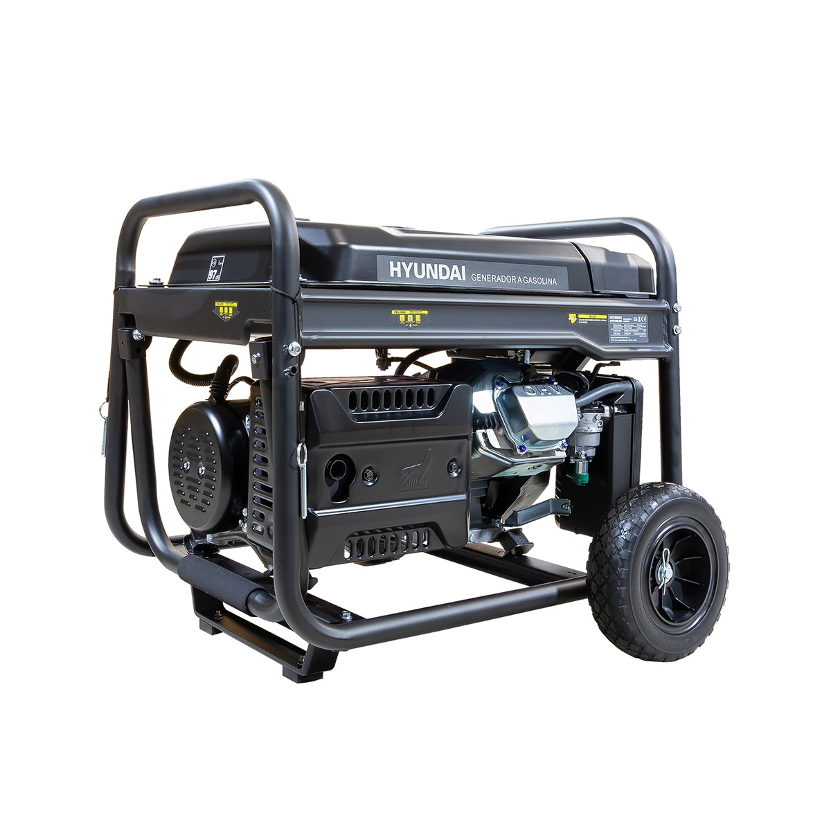 Generador Gasolina Hyundai HY9100LEK 6500W Negro-7