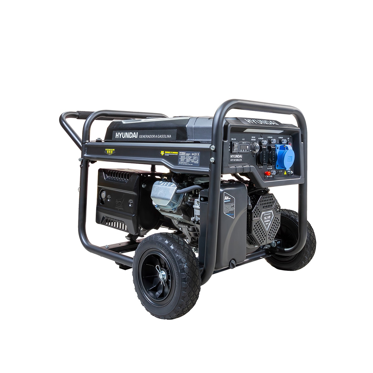 Generador Gasolina Hyundai HY10100LEK 8500W Negro-5