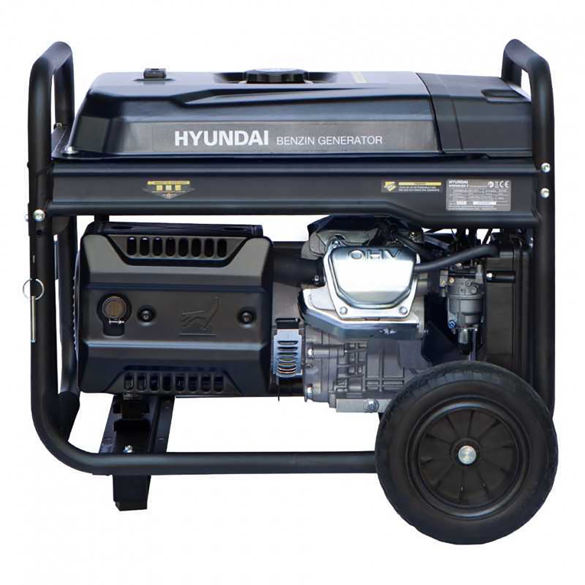 Generador Gasolina Hyundai HY10100LEK-T 7,7 KW / 10,6 KVA Negro-7