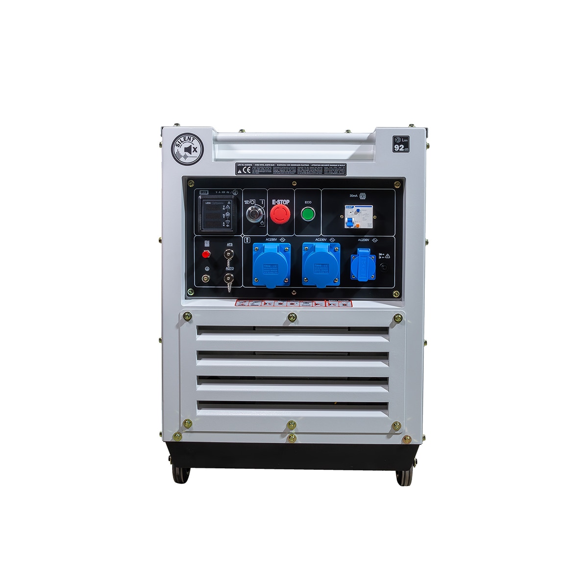 Generador Diesel Inverter Hyundai DHY9000SEI 6500W Blanco-2