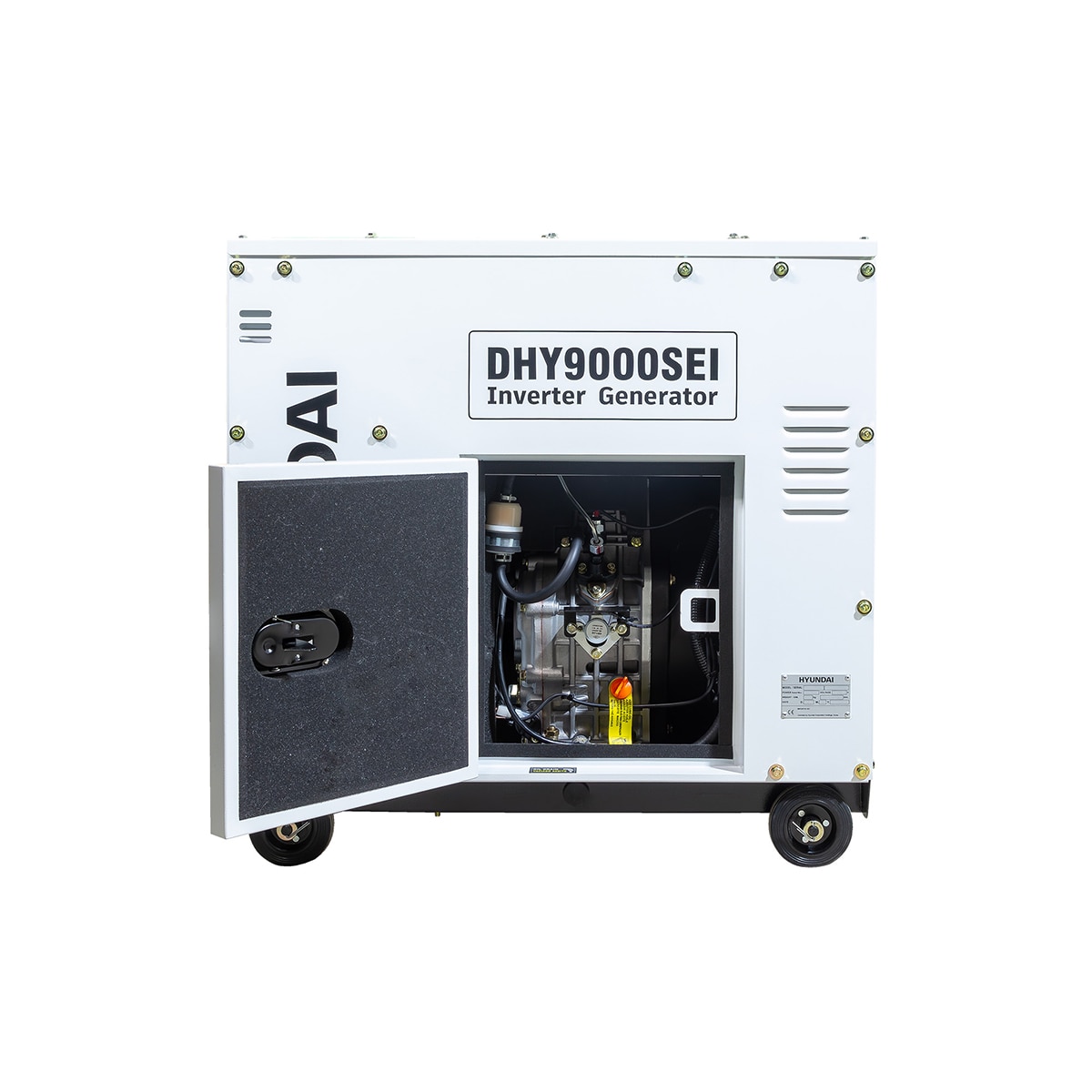 Generador Diesel Inverter Hyundai DHY9000SEI 6500W Blanco-8