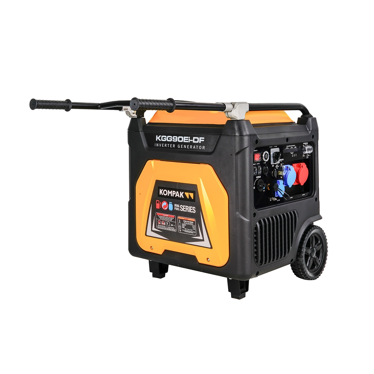 Imagen 2 de Generador Inverter Dual Fuel Kompak KGG90Ei-DF Amarillo