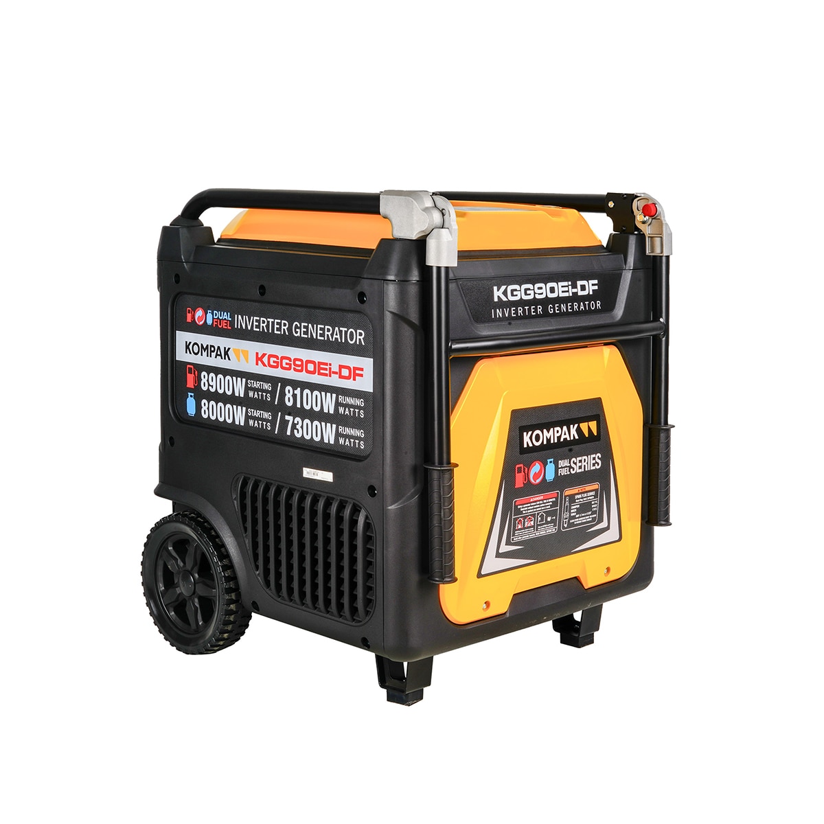 Imagen 4 de Generador Inverter Dual Fuel Kompak KGG90Ei-DF Amarillo