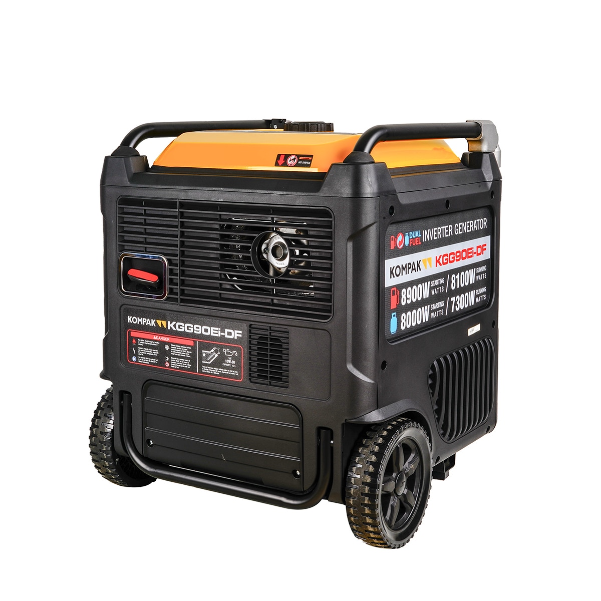 Imagen 6 de Generador Inverter Dual Fuel Kompak KGG90Ei-DF Amarillo