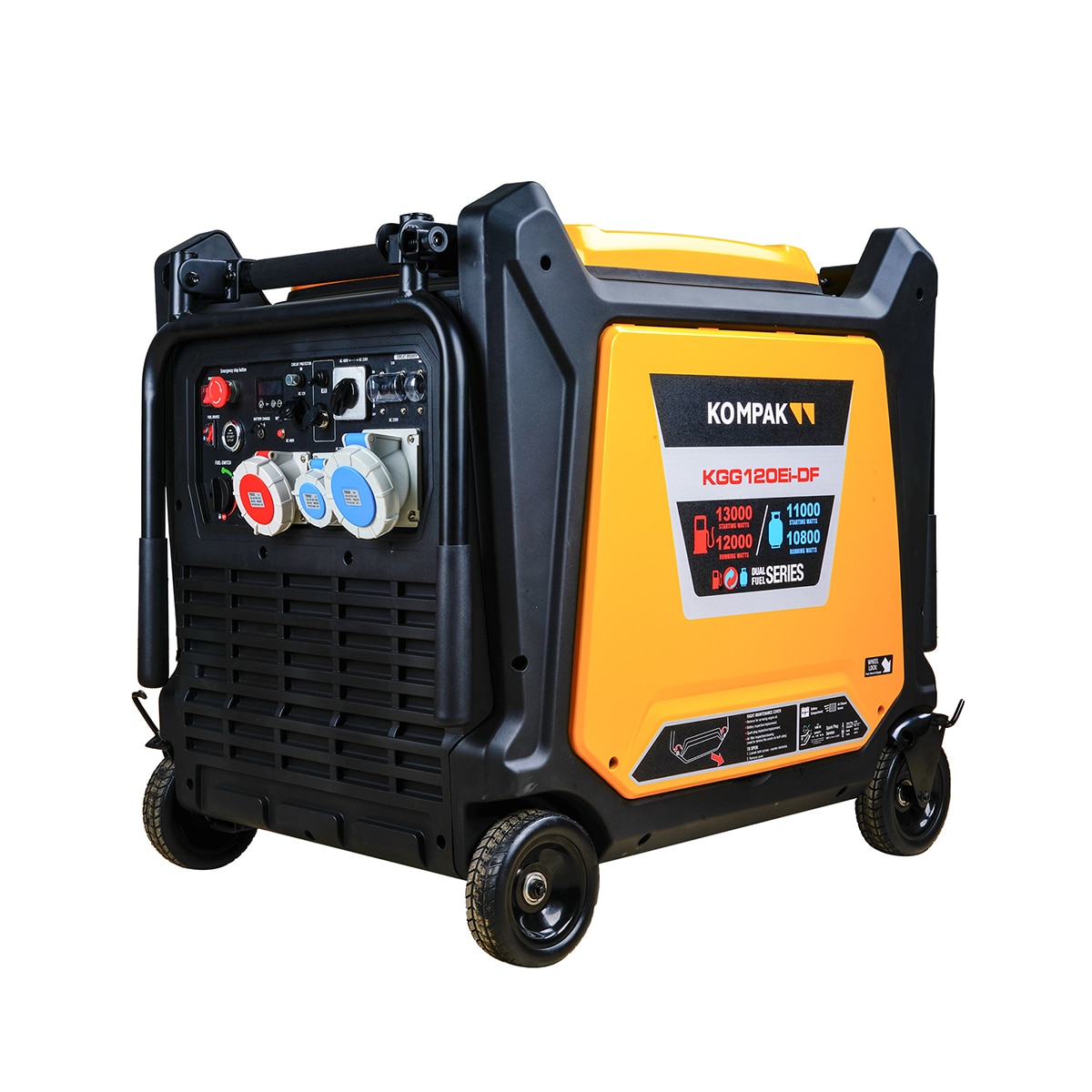 KOMPAK – Generador Inverter Dual Fuel Kompak KGG120Ei-DF.