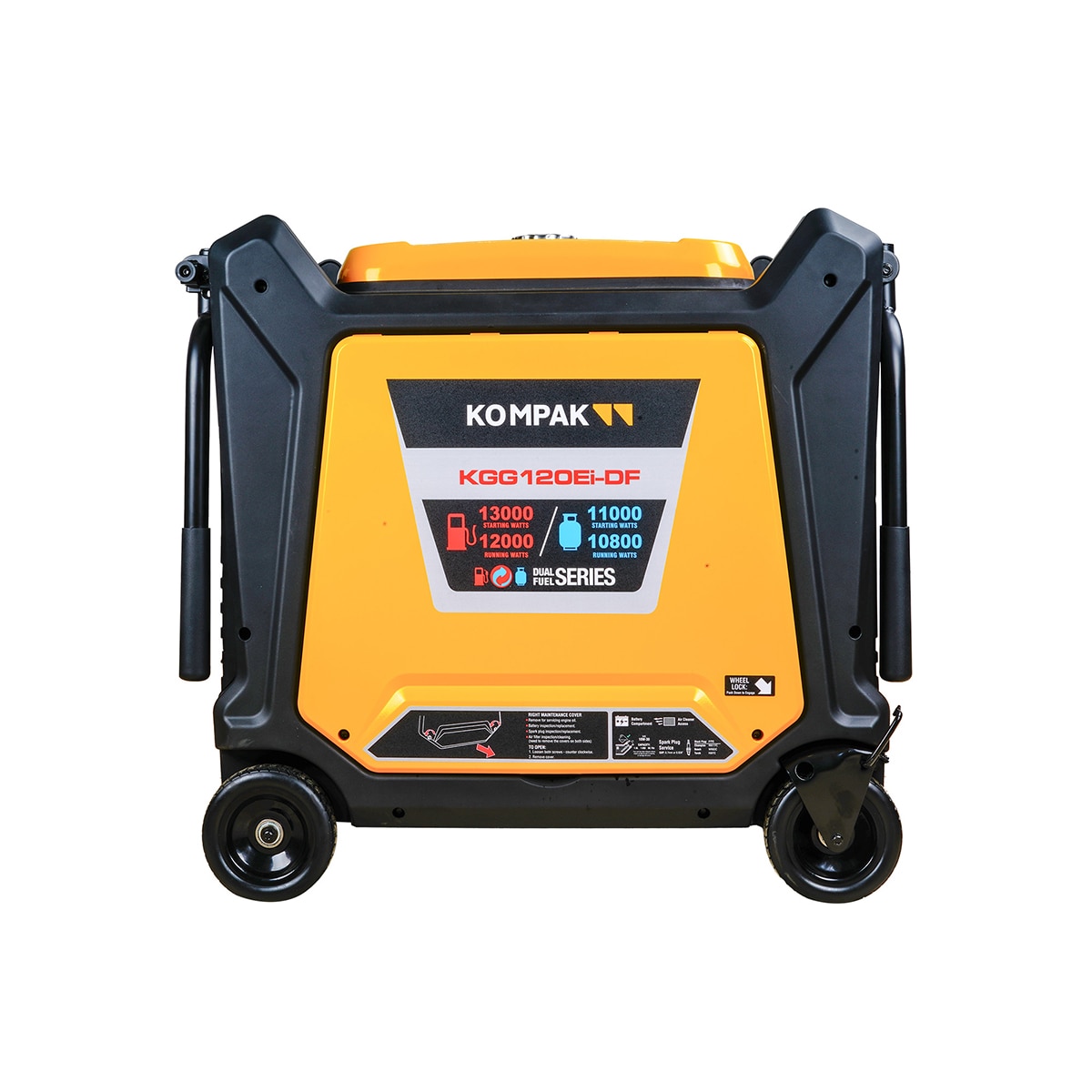 Generador Inverter Dual Fuel Kompak KGG120Ei-DF Amarillo-2