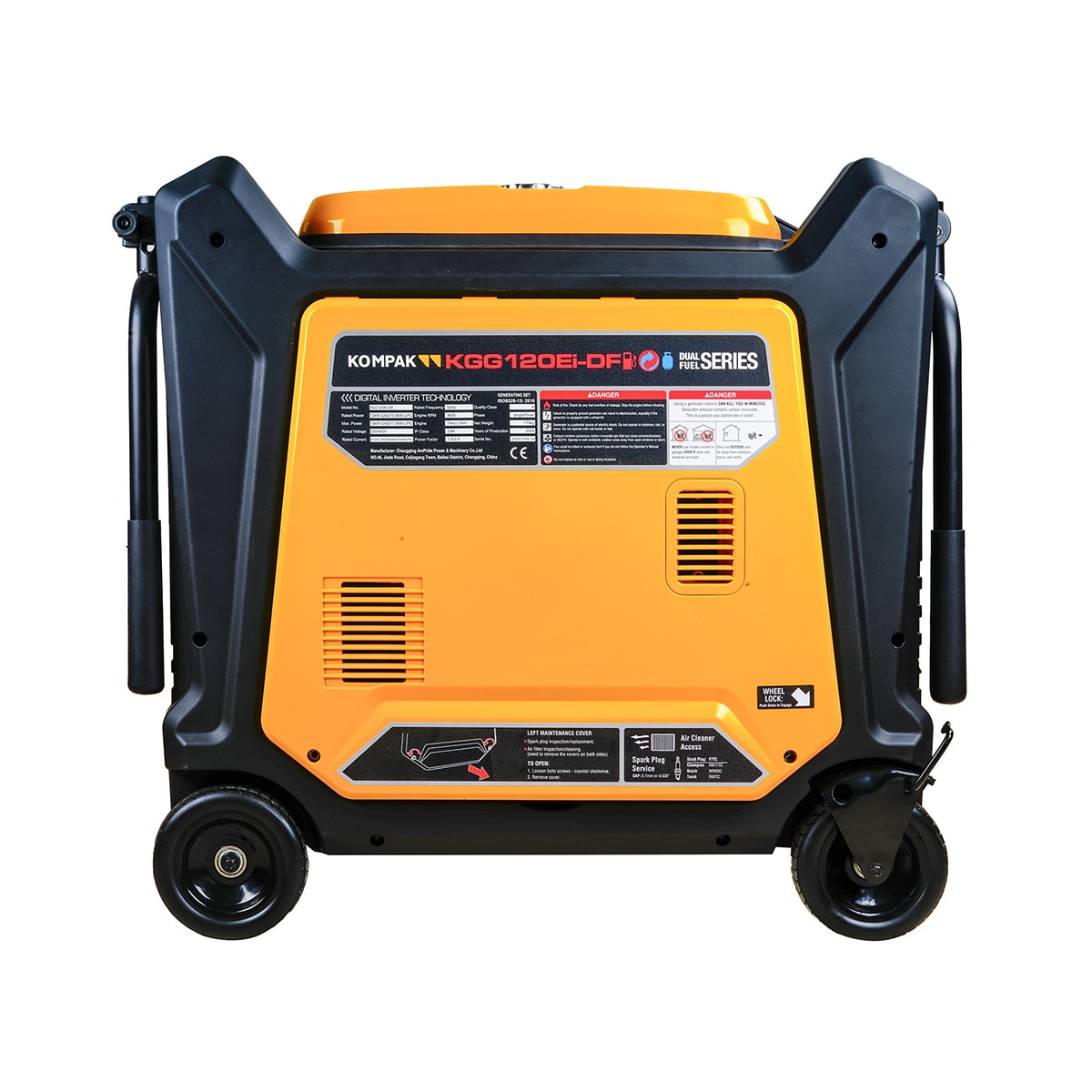 Generador Inverter Dual Fuel Kompak KGG120Ei-DF Amarillo-4