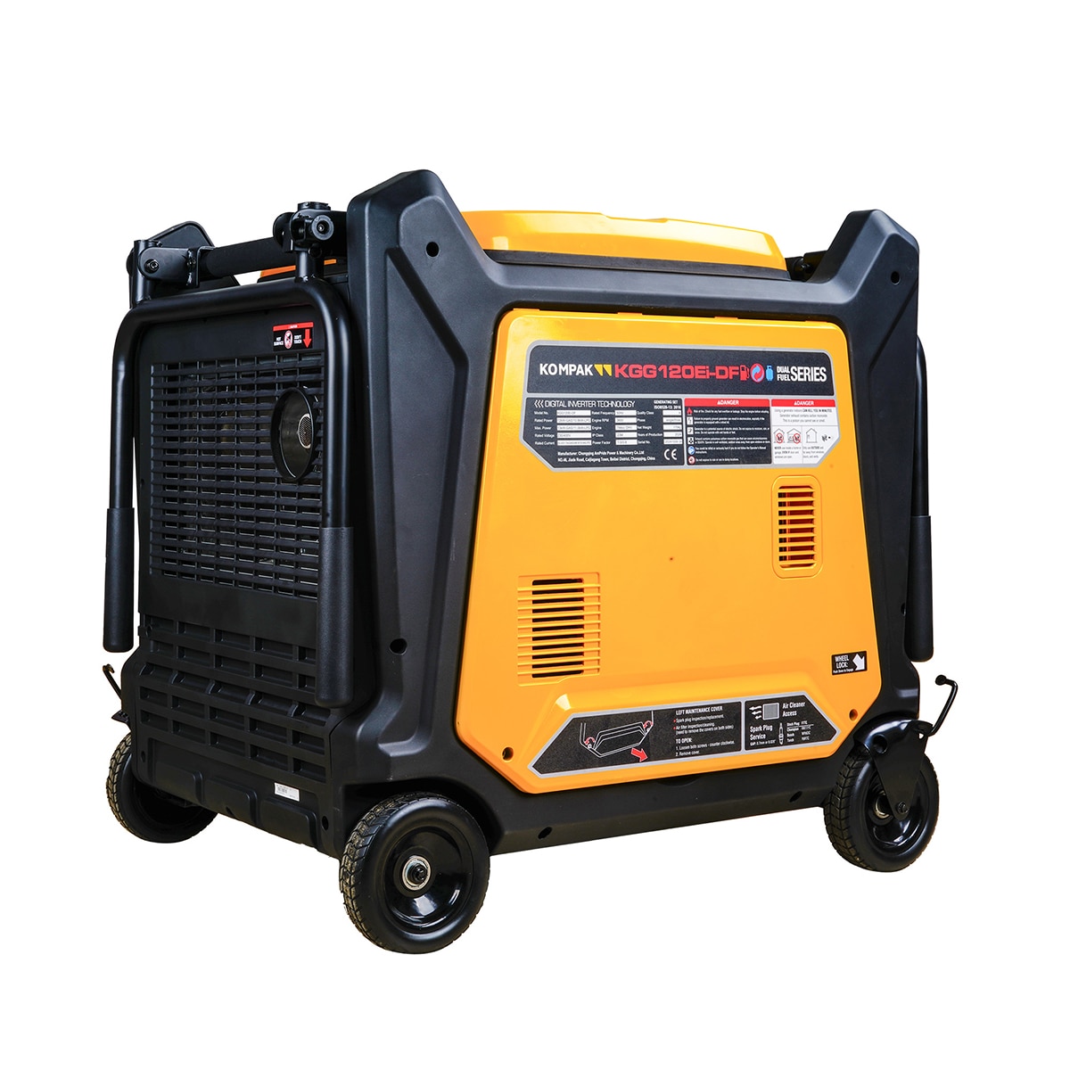 Generador Inverter Dual Fuel Kompak KGG120Ei-DF Amarillo-5