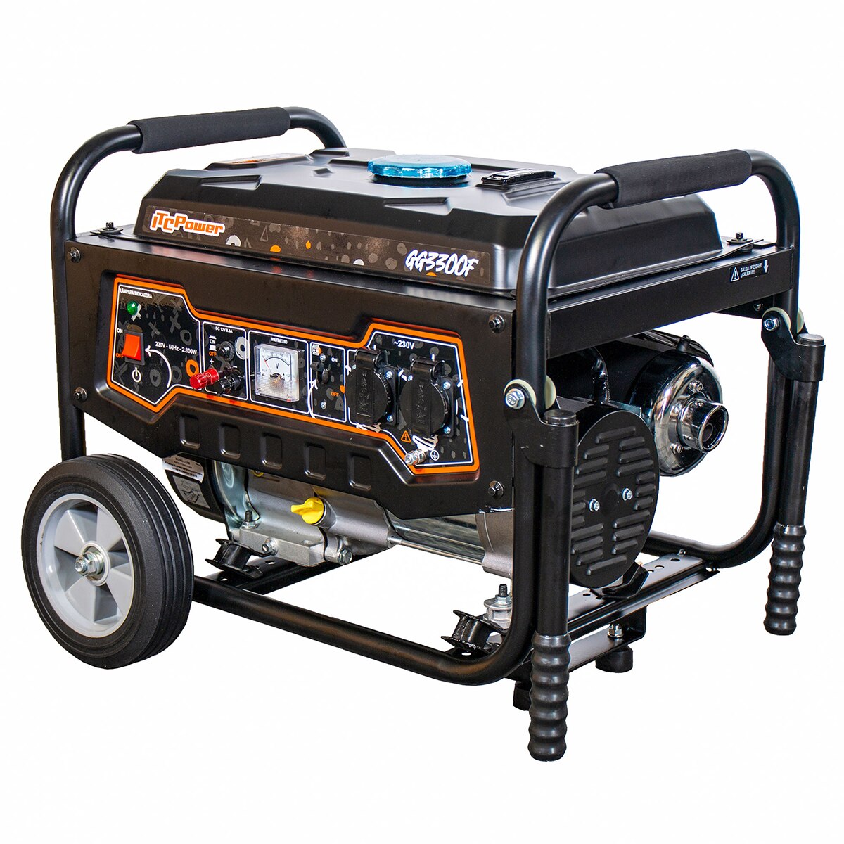 Generador Gasolina Itcpower GF3300F 2,8/3,0 Kw Negro-2