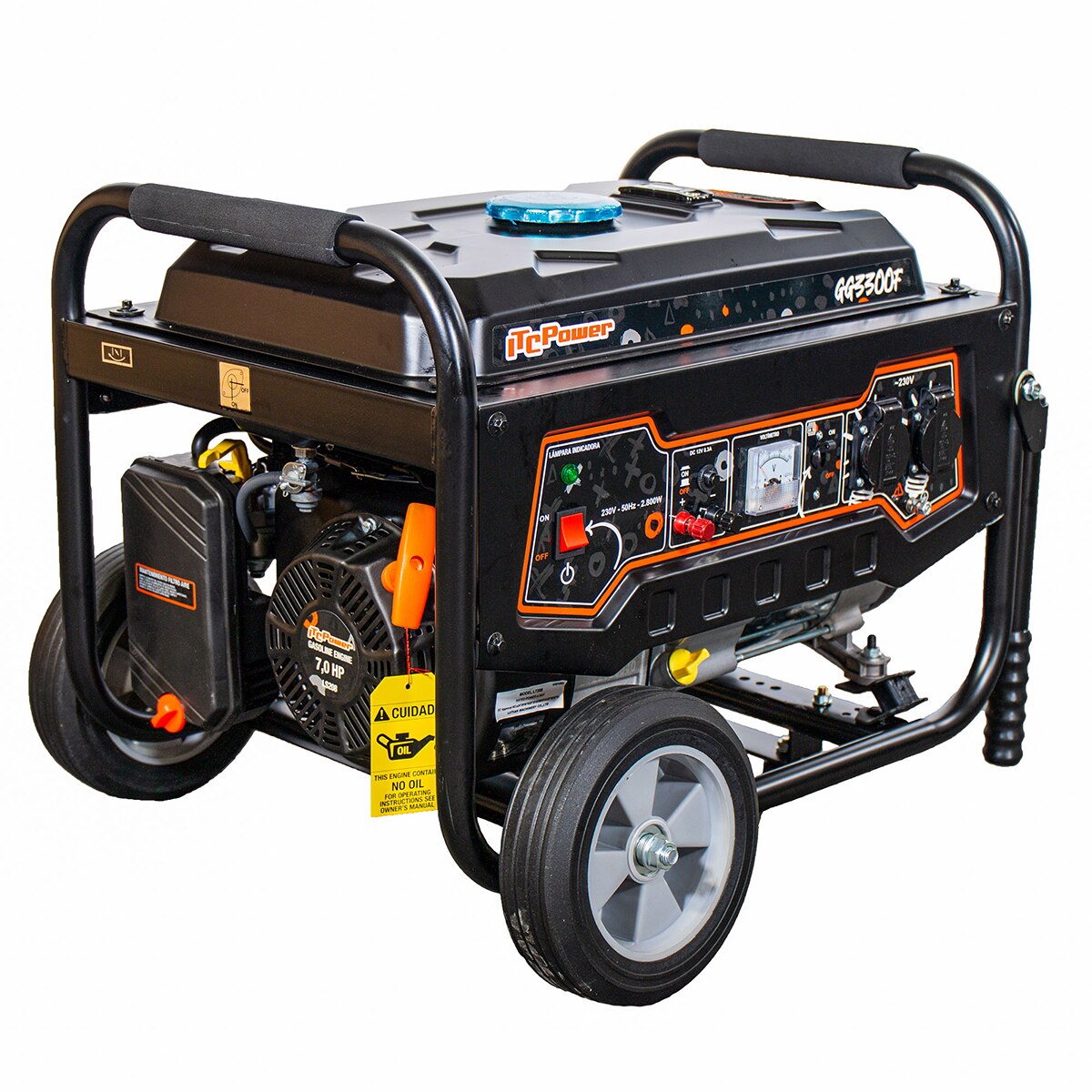 Generador Gasolina Itcpower GF3300F 2,8/3,0 Kw Negro-3