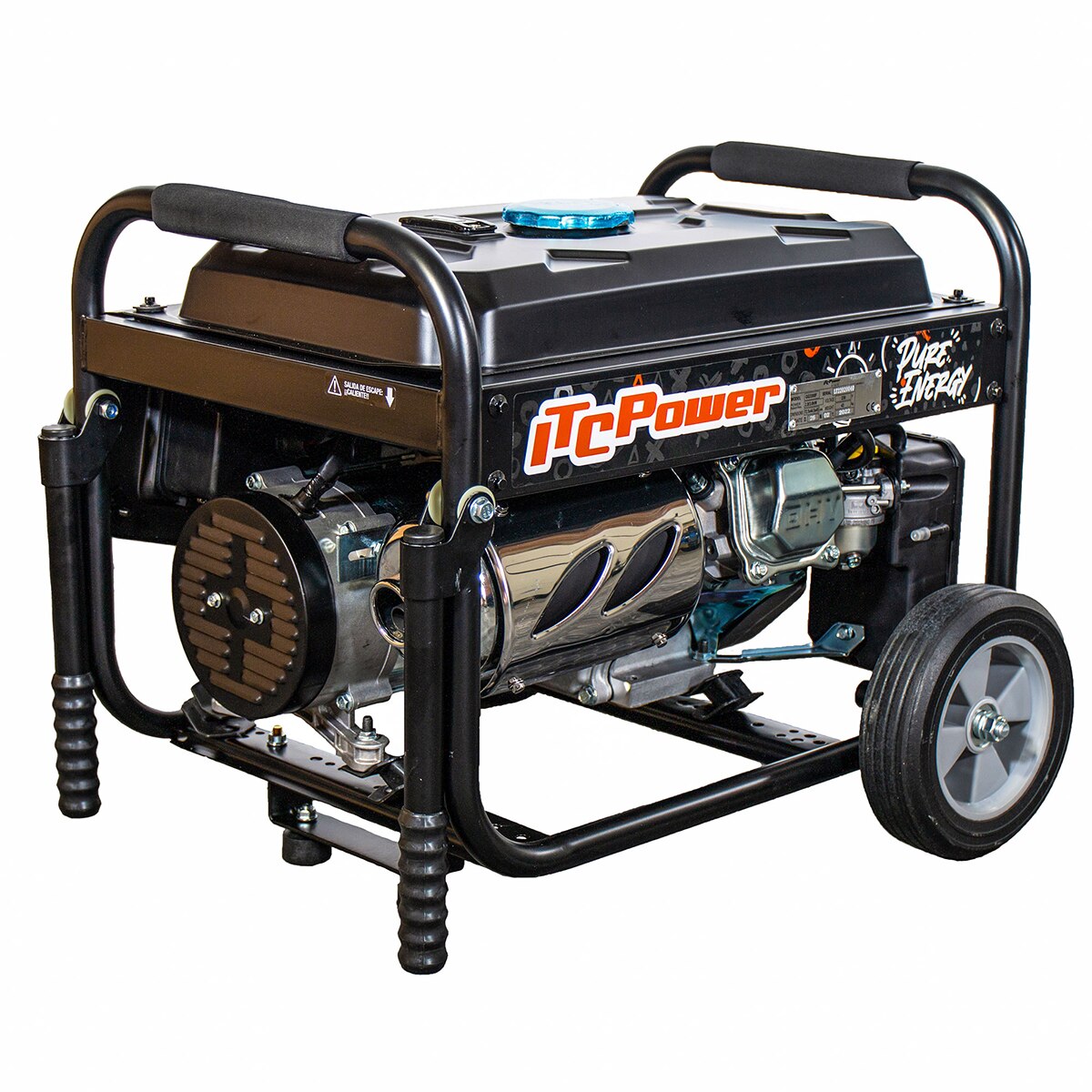 Generador Gasolina Itcpower GF3300F 2,8/3,0 Kw Negro-7