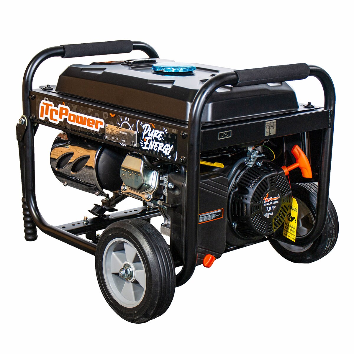 Generador Gasolina Itcpower GF3300F 2,8/3,0 Kw Negro-9