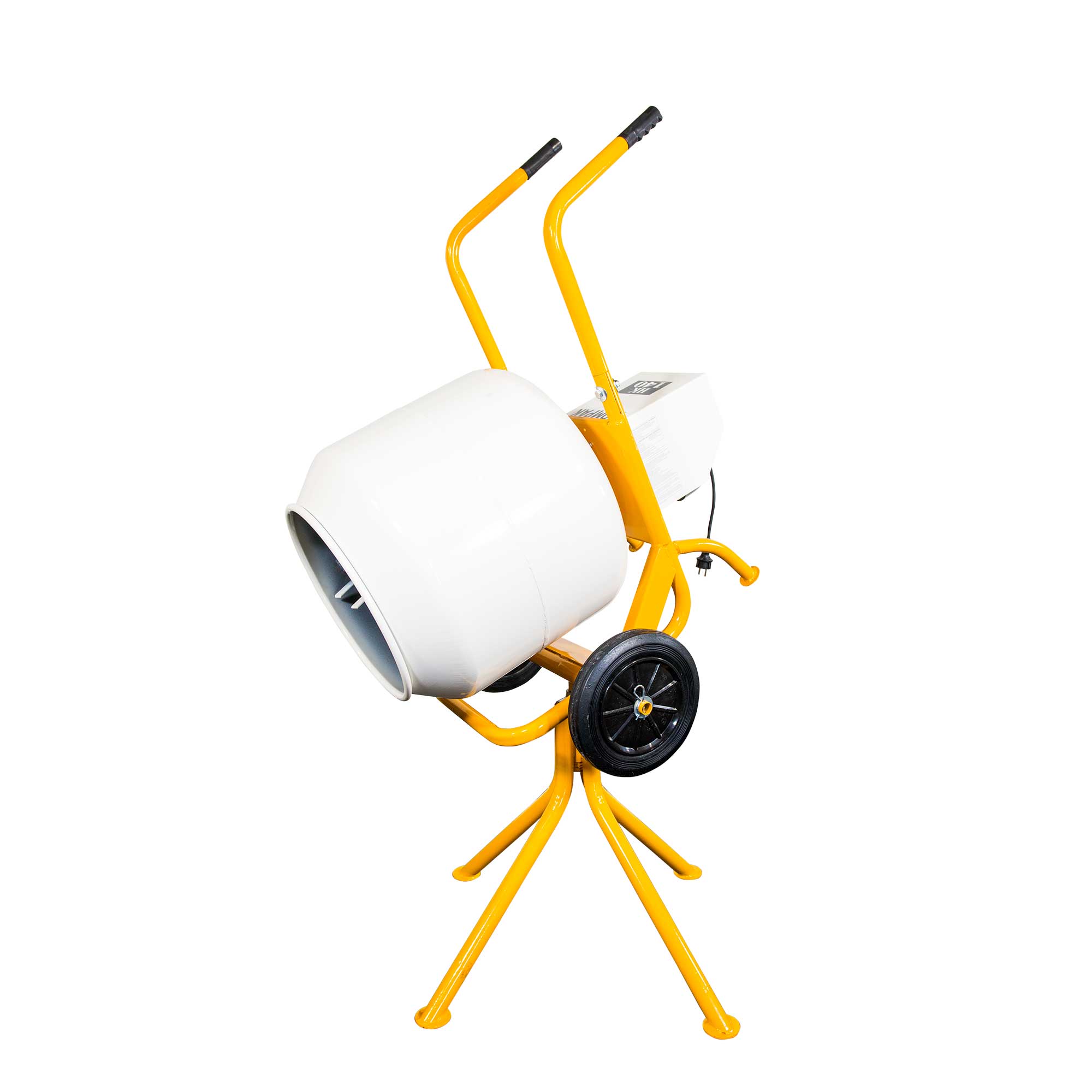 Hormigonera eléctrica 130 litros HK140 Amarillo / Negro-7