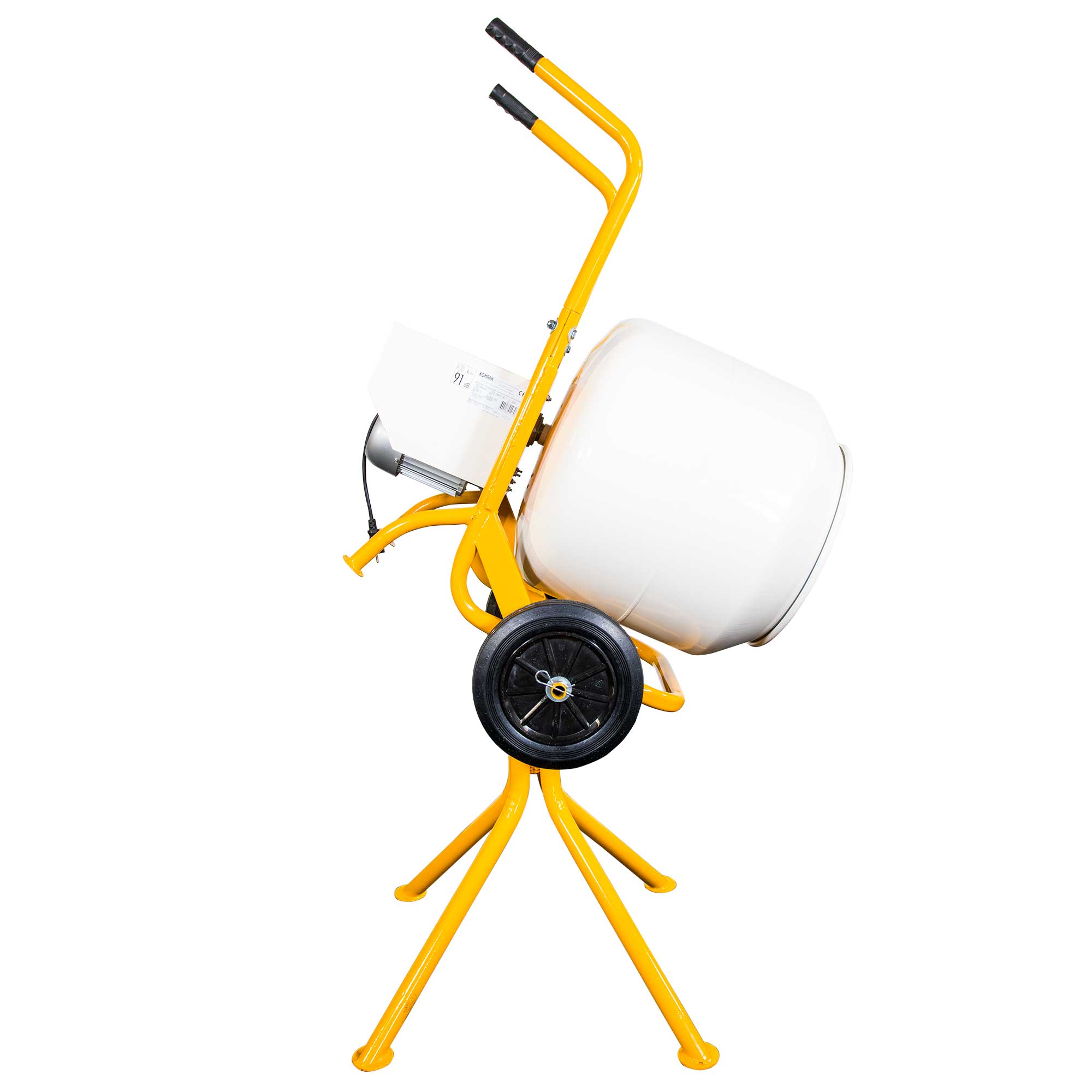 Hormigonera eléctrica 130 litros HK140 Amarillo / Negro-8