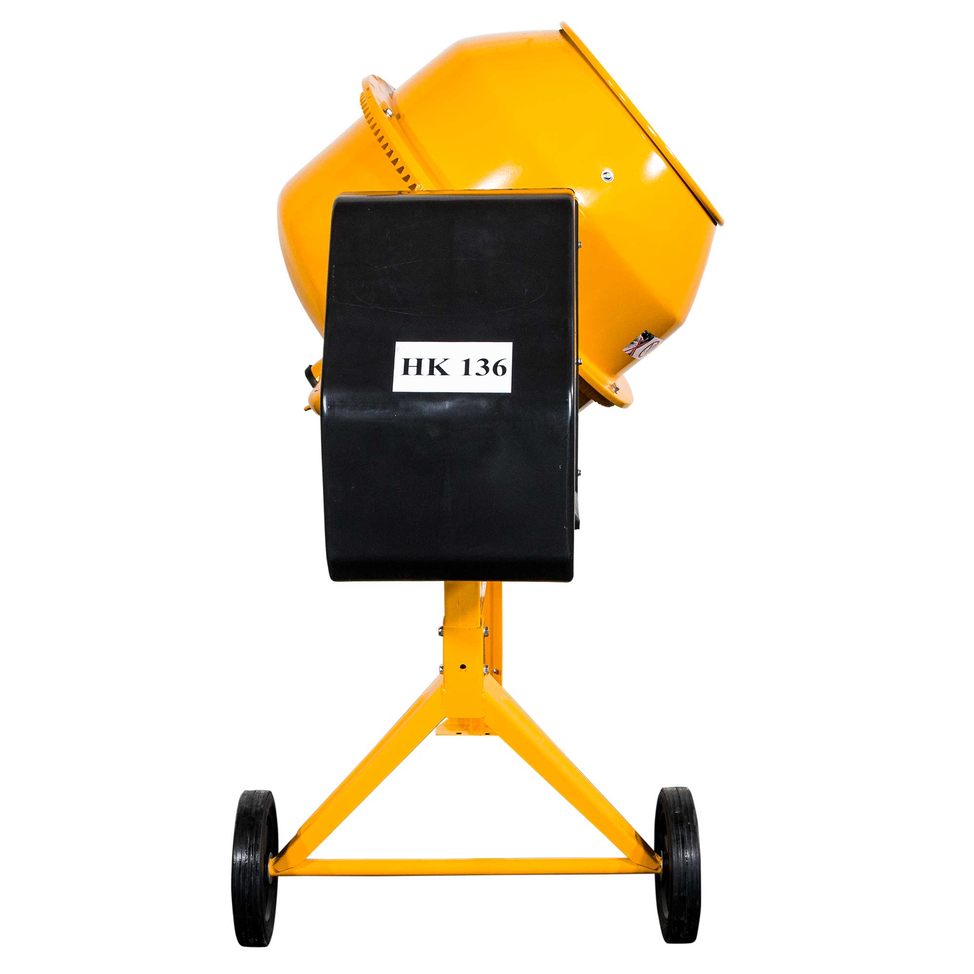 Hormigonera eléctrica 125 litros HK136 Amarillo / Negro-6