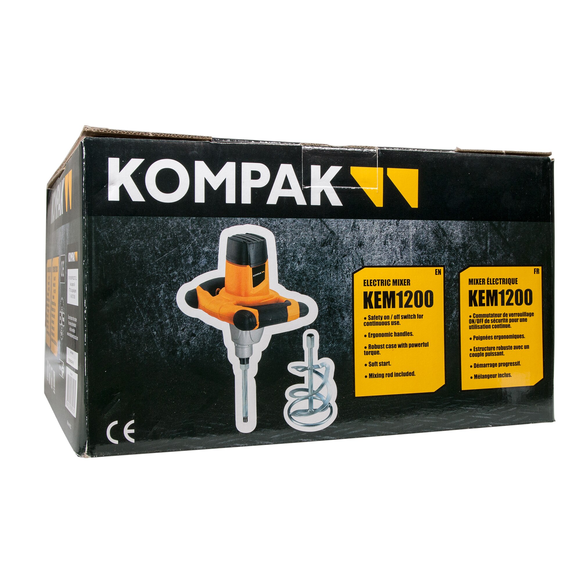 Varilla Mezcladora 1,2 kW KEM1200 Amarillo / Negro-9