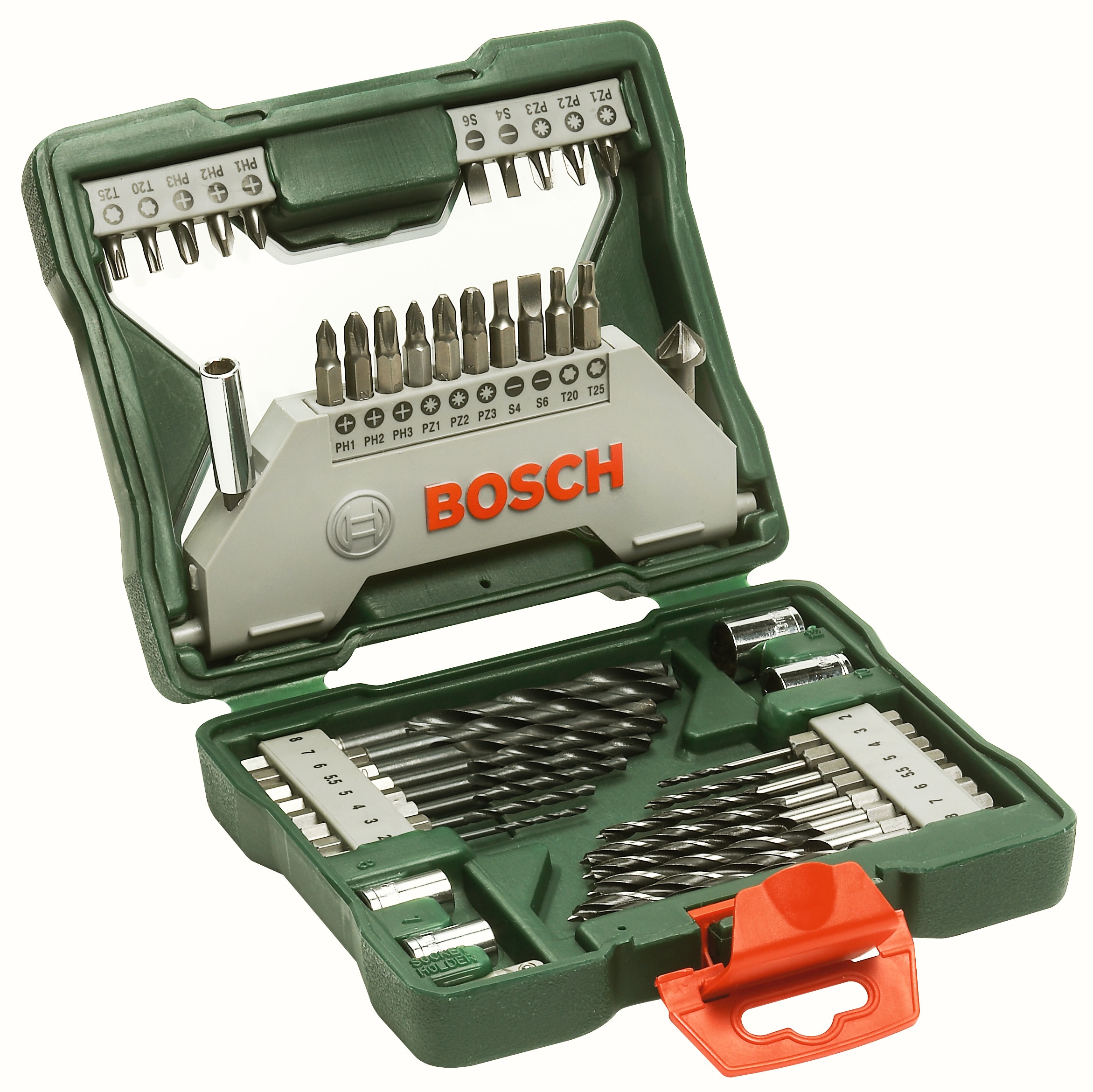 Maletín Brocas Hexagonales X-Line 43 Pzs Verde-3