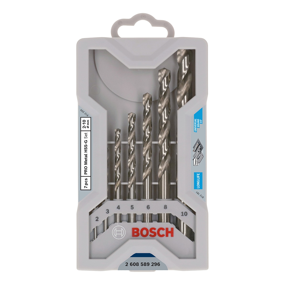 Set Mini X-Line de 7 Brocas para Metal Hss-Co de 2 a 10 mm 3