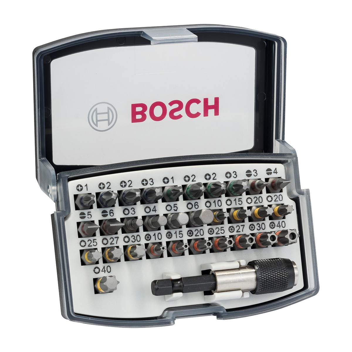 Bosch – Set de Puntas con Adaptador 32 Pzs.