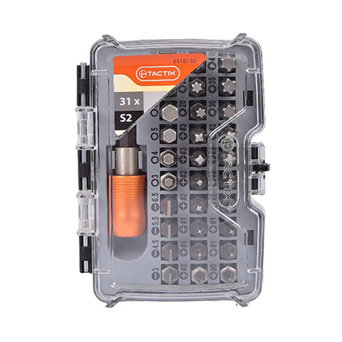 TACTIX – Juego 31 Puntas con Estuche.