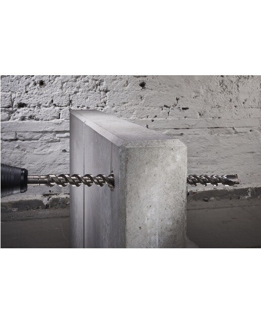 Broca Profissional para Betão Armado 4-Cut Ø 28 mm Cinzento-3