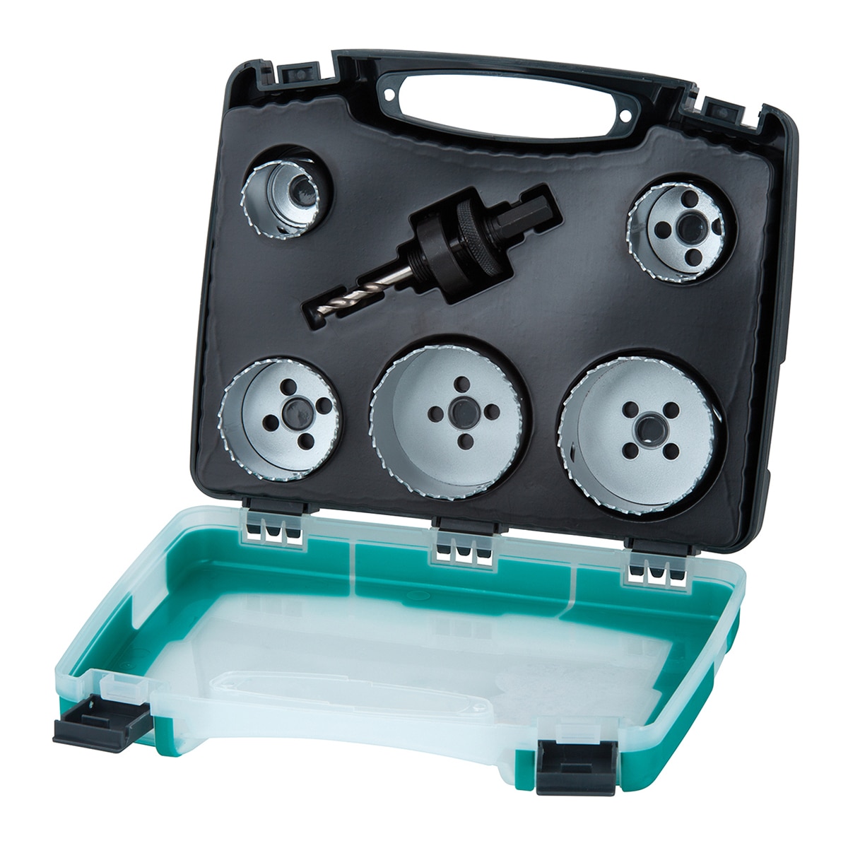 Juego Sierras Corona Bimateria Ø 25-83 mm - 6 Pzs Madera-1