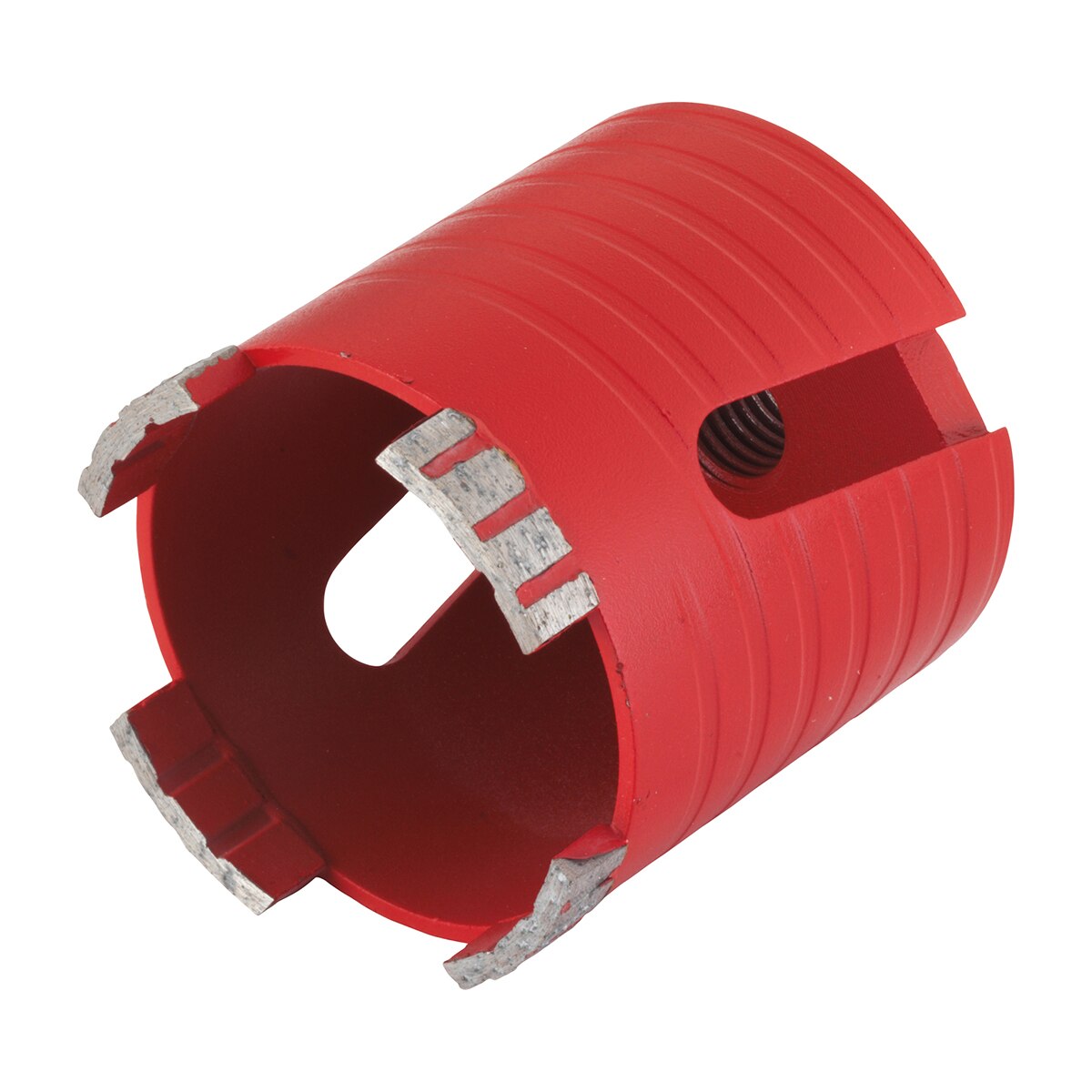 Corona Perforación con Dentado de Diamante Ø 68 mm Rojo-1