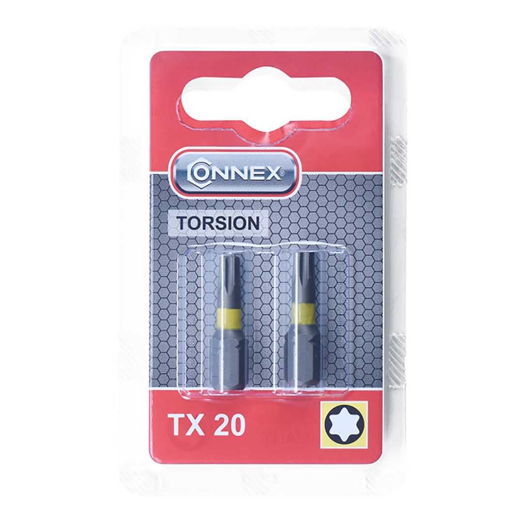 PUNTA ESTANDAR TX 20, 2 PZAS Acero mate-2