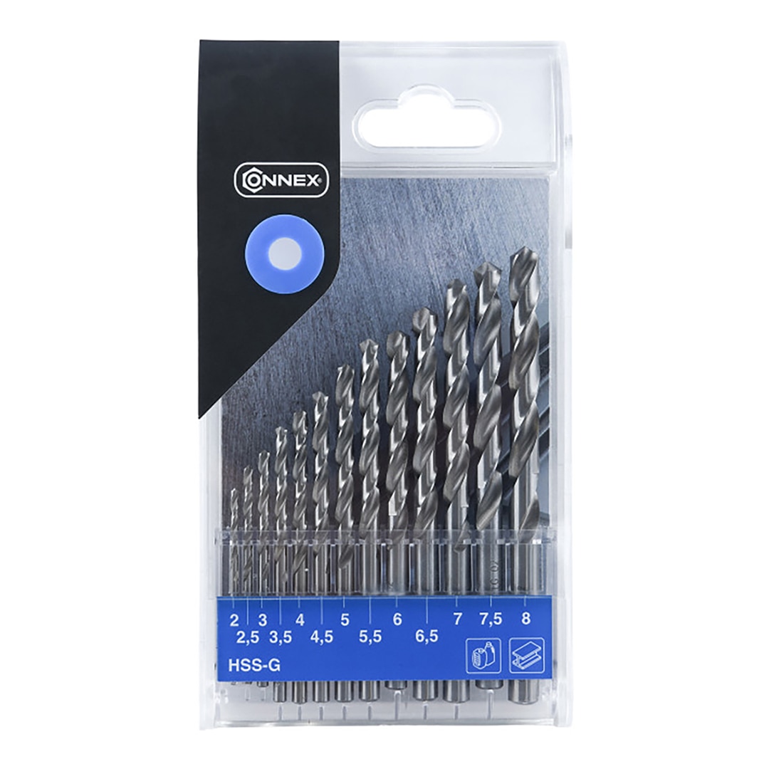 Imagem 0 de Conjunto de Brocas Helicoidais HSS 2-8 mm, 1 Peça