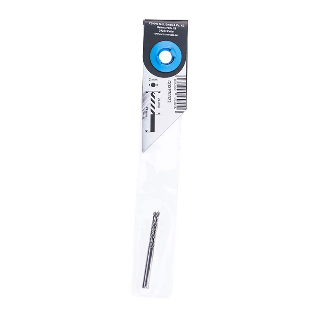 BROCA METAL HSS PROFI 2 MM DIN Aço brilho-2